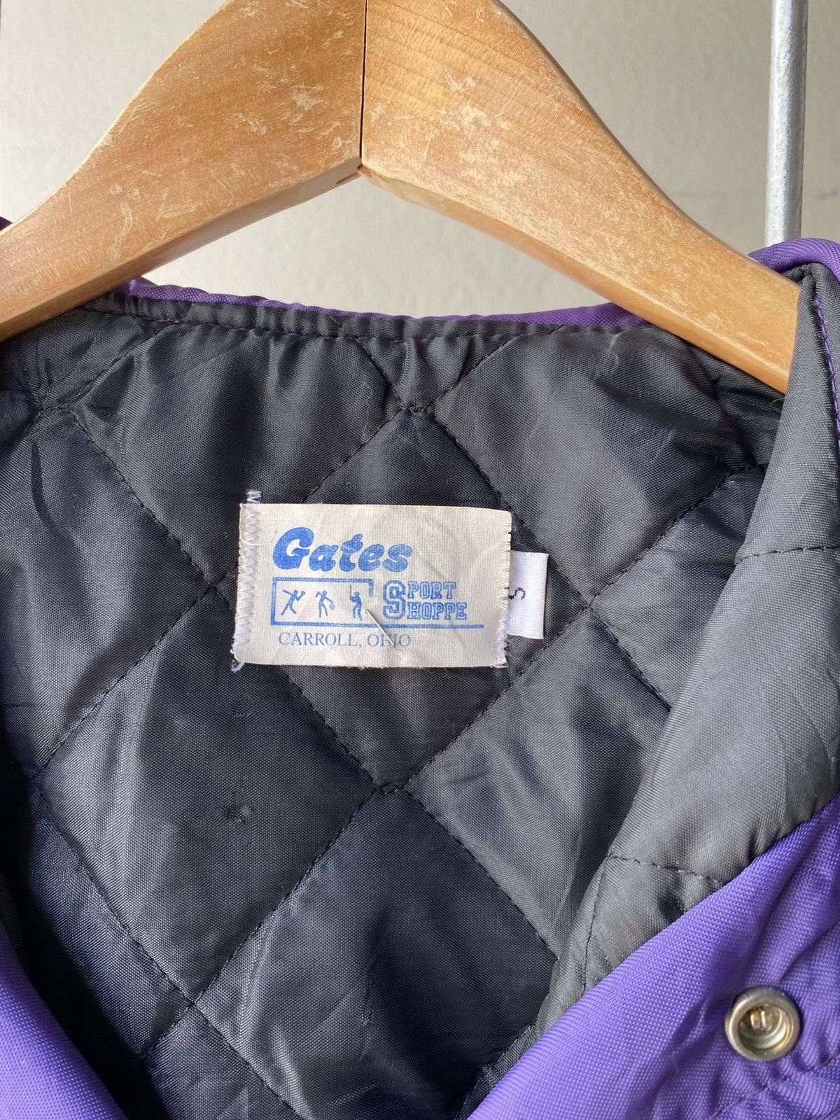 Vintage Gates Sport Hoppe Purple Jacket with Yellow Lettering Size US S / EU 44-46 / 1 - 10 Thumbnail