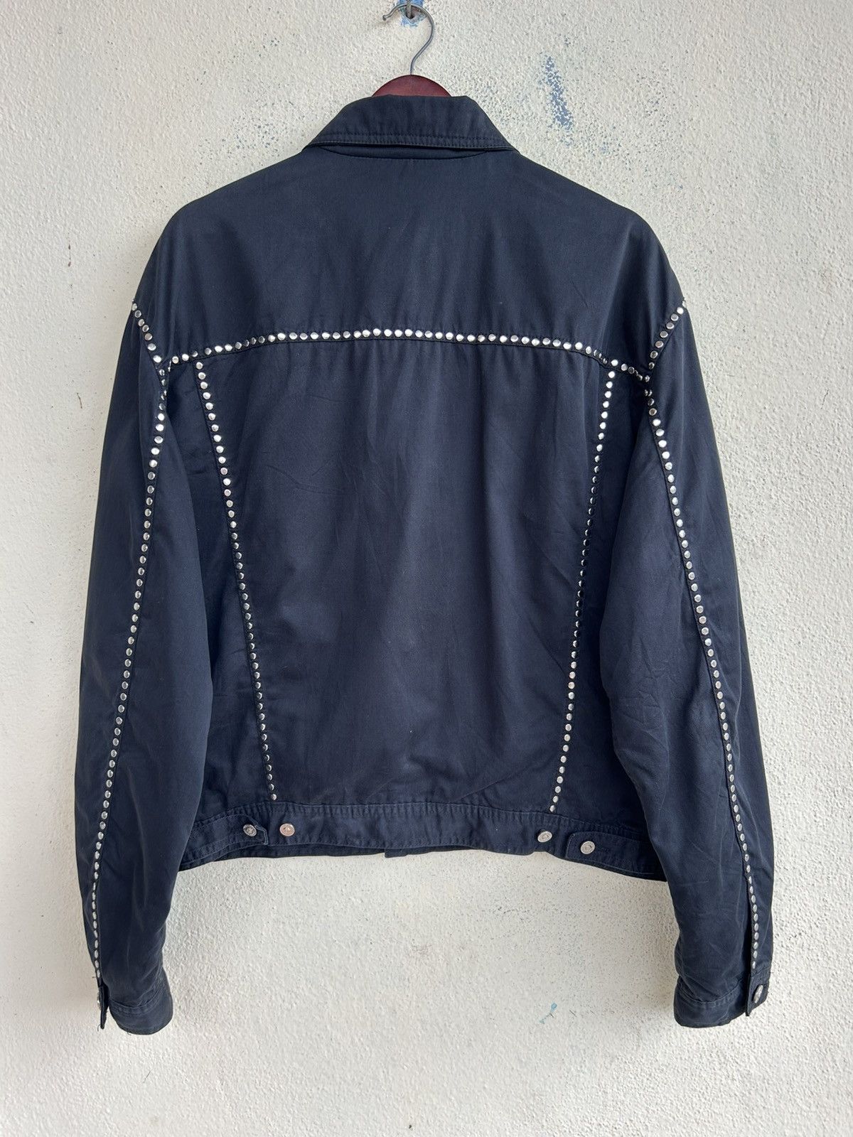 Versace × Versace Jeans Couture Ittierre Studded Trucker Jacket Size US XXL / EU 58 / 5 - 2 Thumbnail