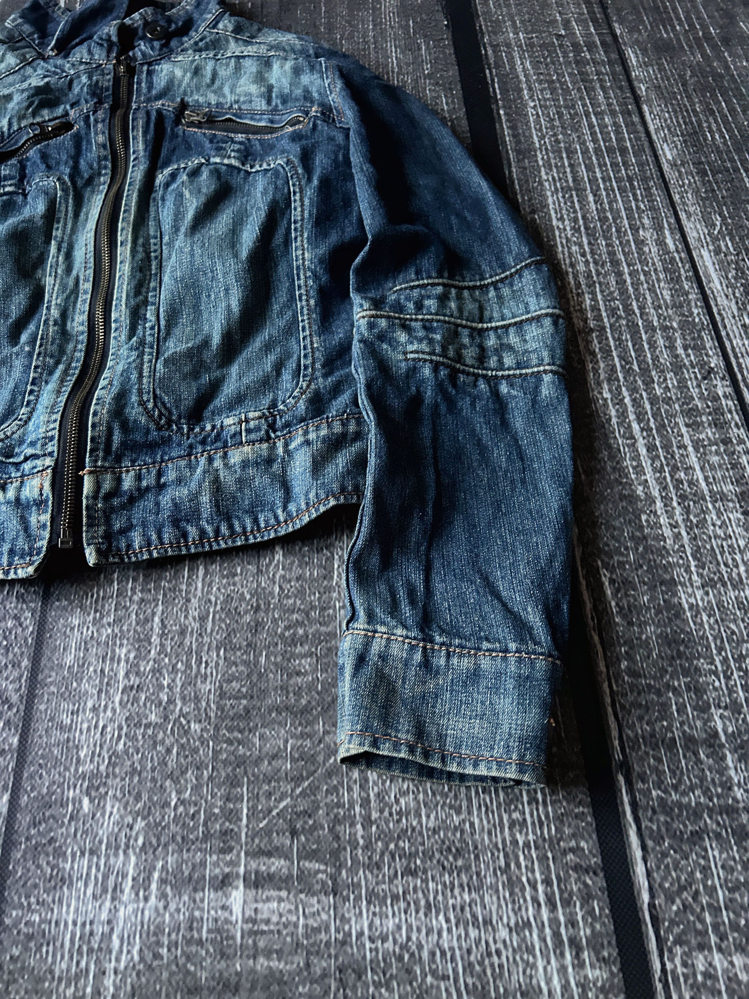 Other VTG Avant Garde Rick Owens Style Washed Jeans Jacket 90s Size US S / EU 44-46 / 1 - 4 Thumbnail