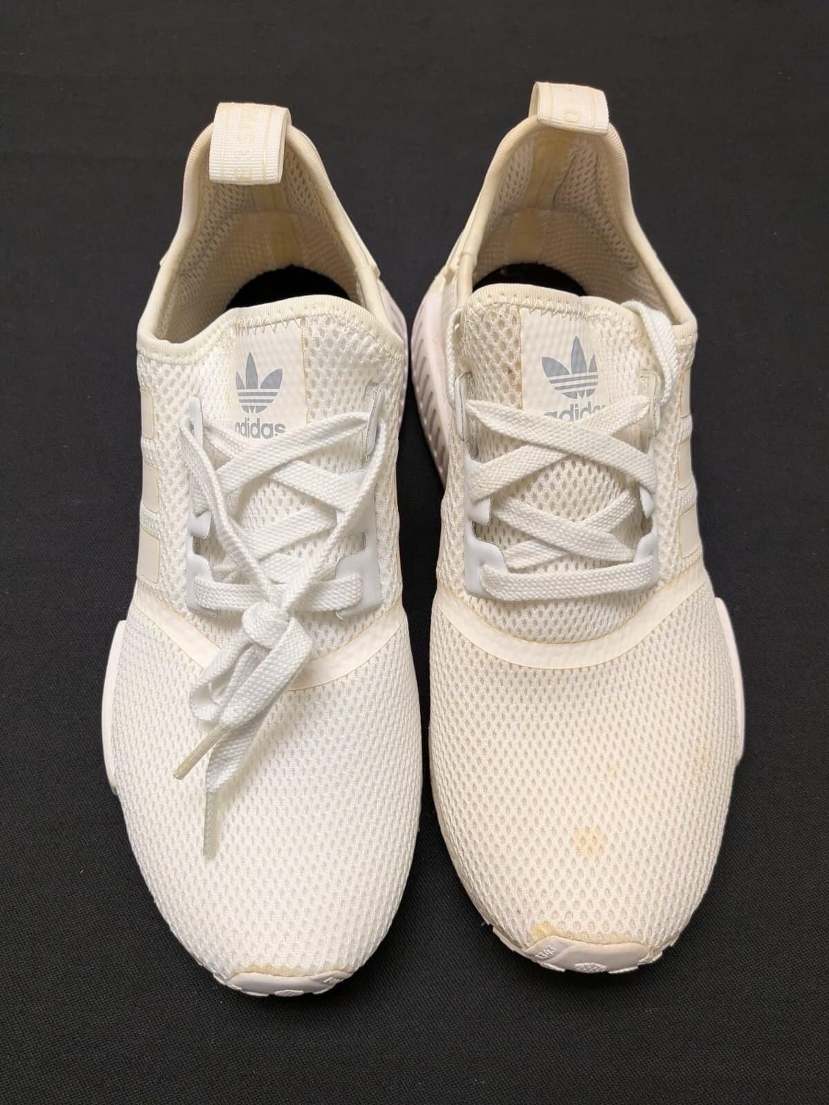 Adidas adidas NMD R1 Triple White White Monochrome S79166 US9 Size US 9 / EU 42 - 4 Thumbnail