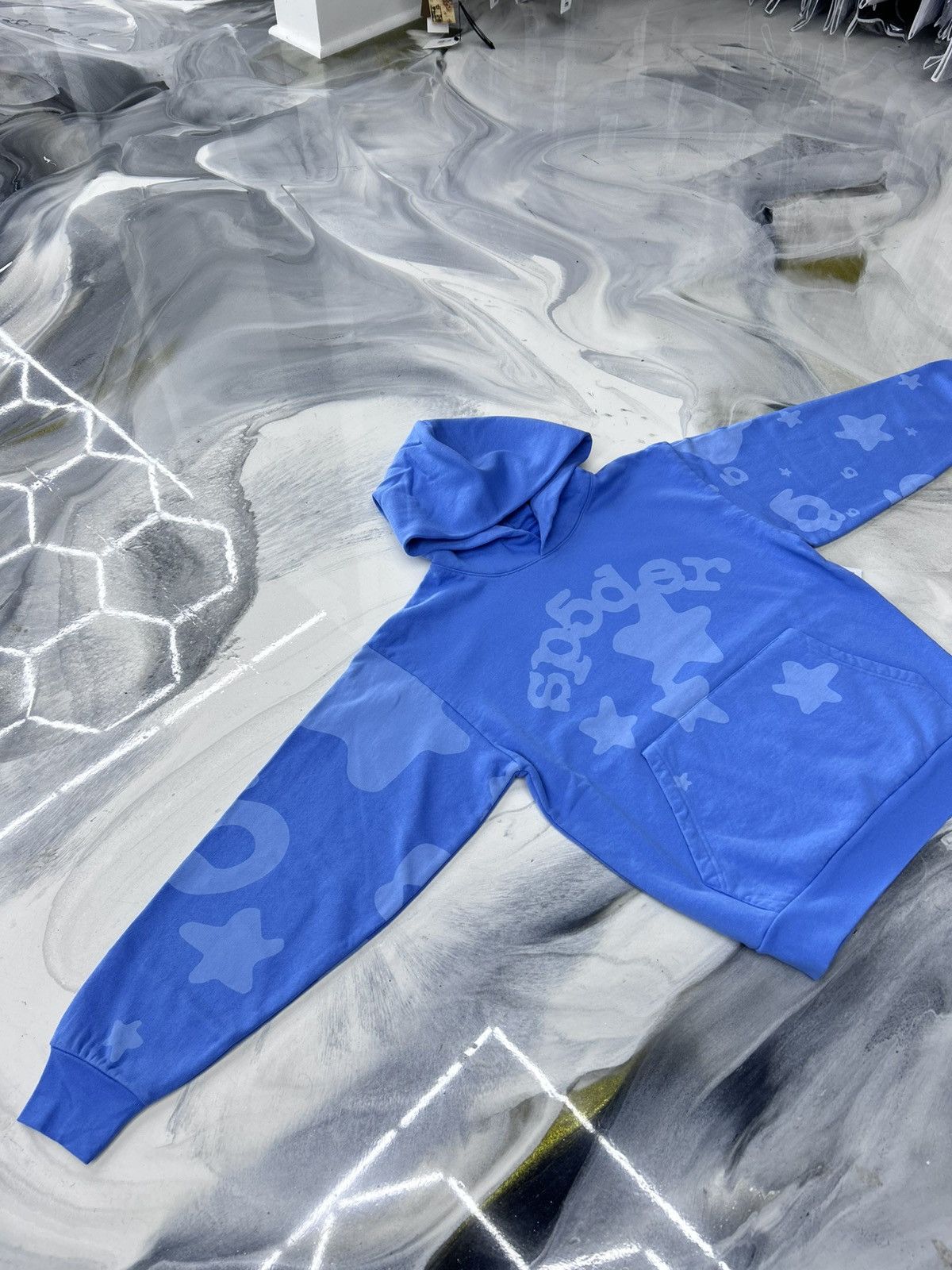 Sp5der Sp5der Beluga V2 Hoodie Dusty Blue Size M Size US M / EU 48-50 / 2 - 4 Thumbnail