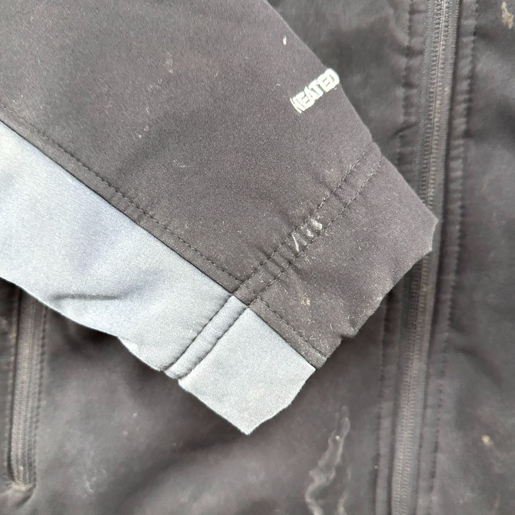 Vintage DEWALT Jacket Women M Black Softshell 3-in-1 Heated Lined Zip Mid-Length Regular Moto Motorcycle Fall Spring Winter Travel Workwear Casual Front Logo Size M / US 6-8 / IT 42-44 - 5 Thumbnail