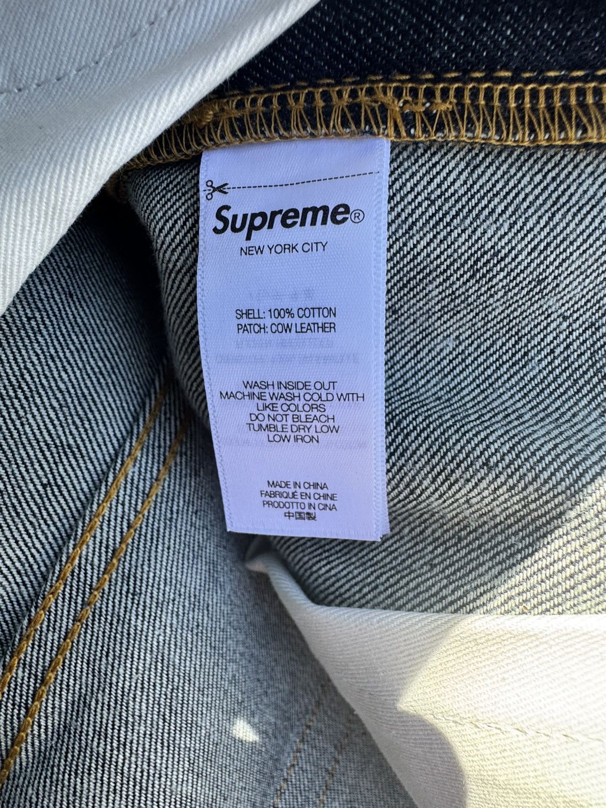 Supreme Supreme Inset Spell out Baggy Jean Size US 32 / EU 48 - 7 Thumbnail