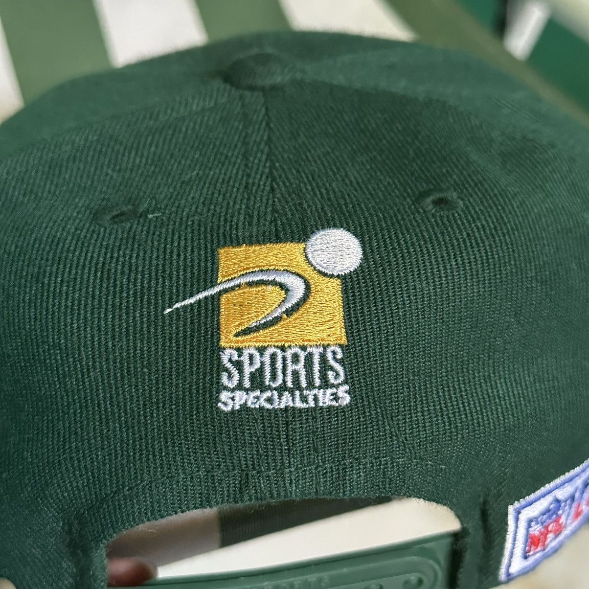 NFL × Sports Specialties × Vintage Vintage Hat Green Bay Packers NFL Grid Sports Specialties Size ONE SIZE - 5 Thumbnail