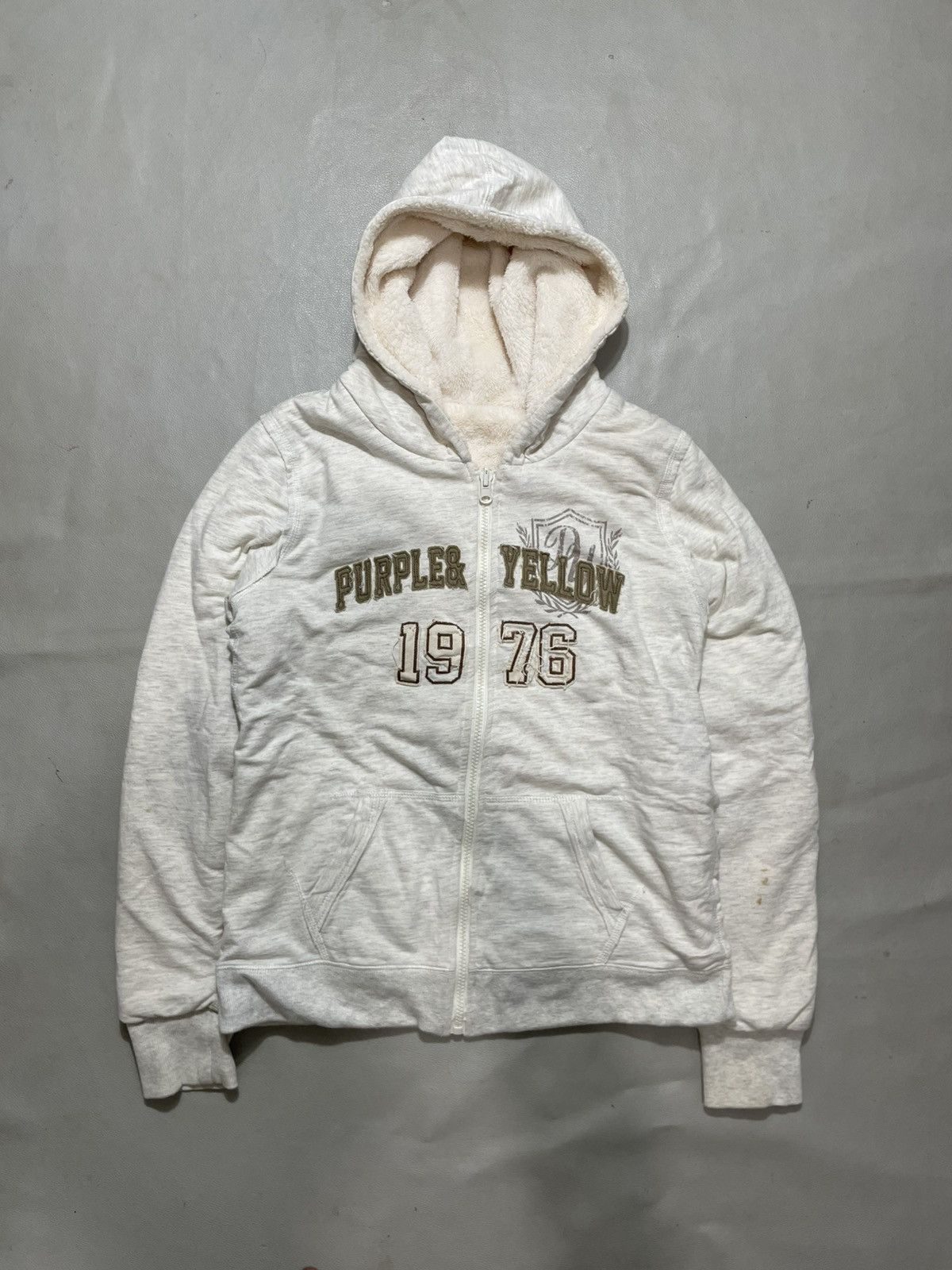 If Six Was Nine Fleece zip Hoodie Reversible Japanese purple yellow Size US M / EU 48-50 / 2 - 1 Thumbnail