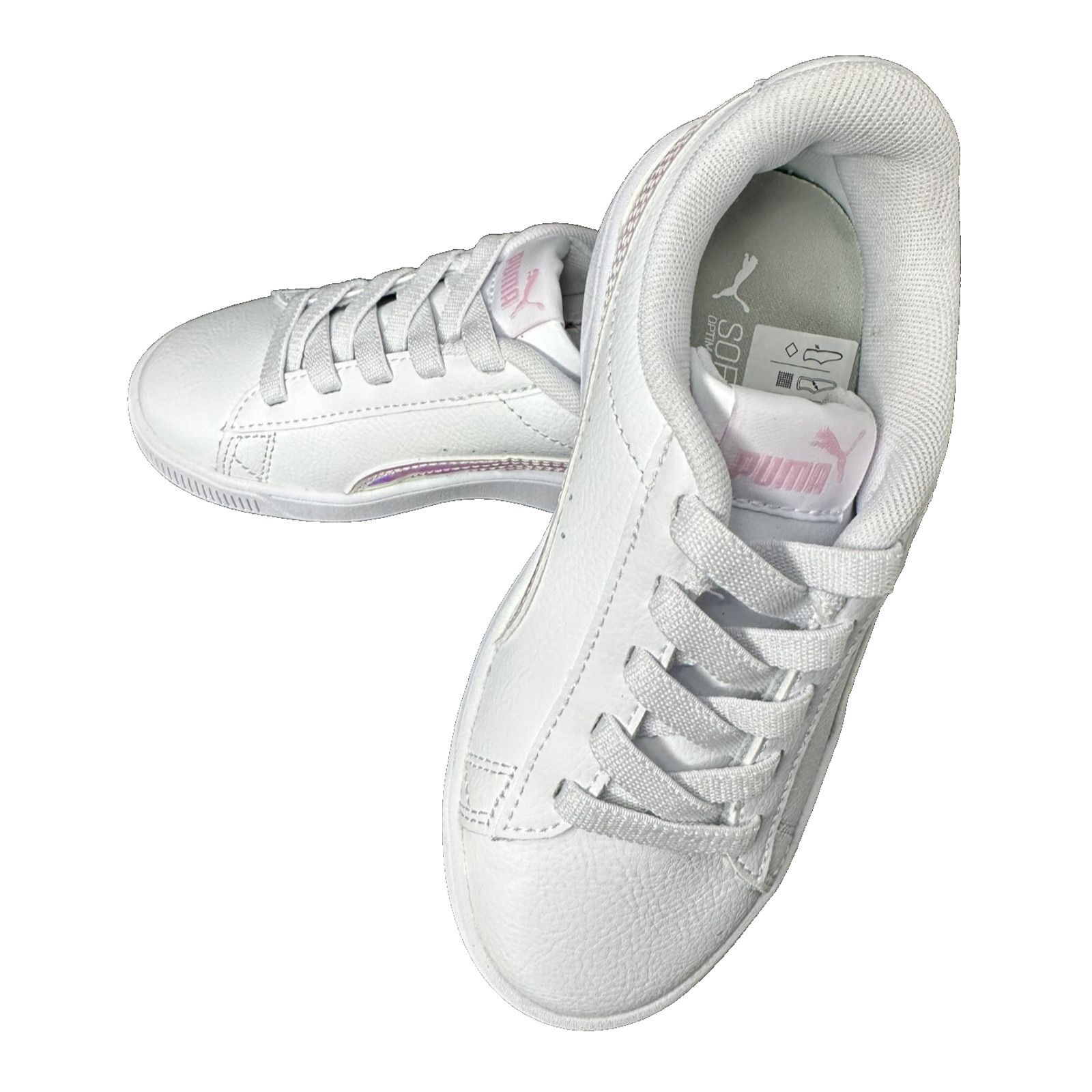 Puma PUMA Toddler White Lady Vikky V3 Twinkle Leather (US-13.5C) Size US 13 / EU 46 - 3 Thumbnail