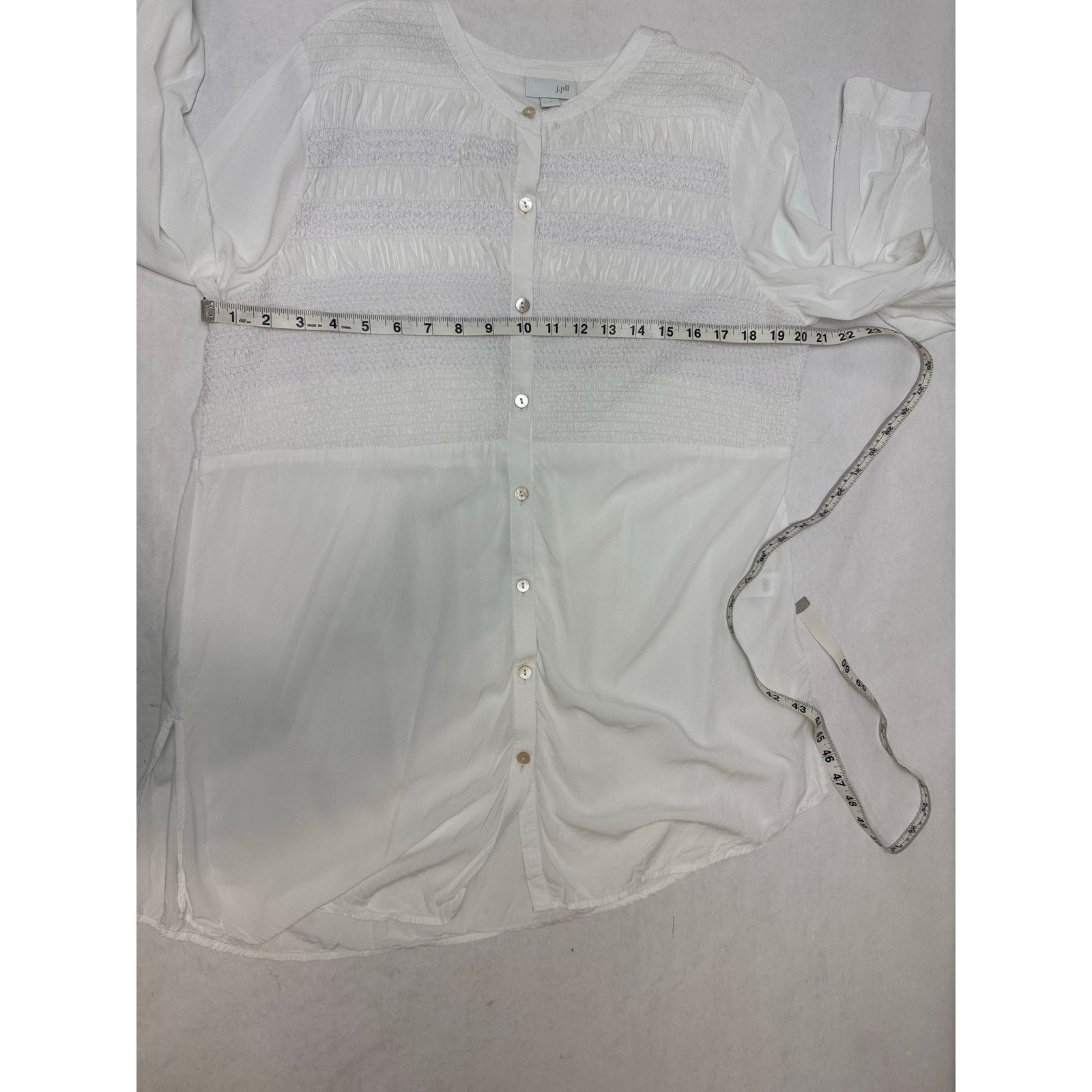 J. Jill J. Jill Tunic Top Shirt Lightweight Rayon Summer Medium Size M / US 6-8 / IT 42-44 - 6 Thumbnail