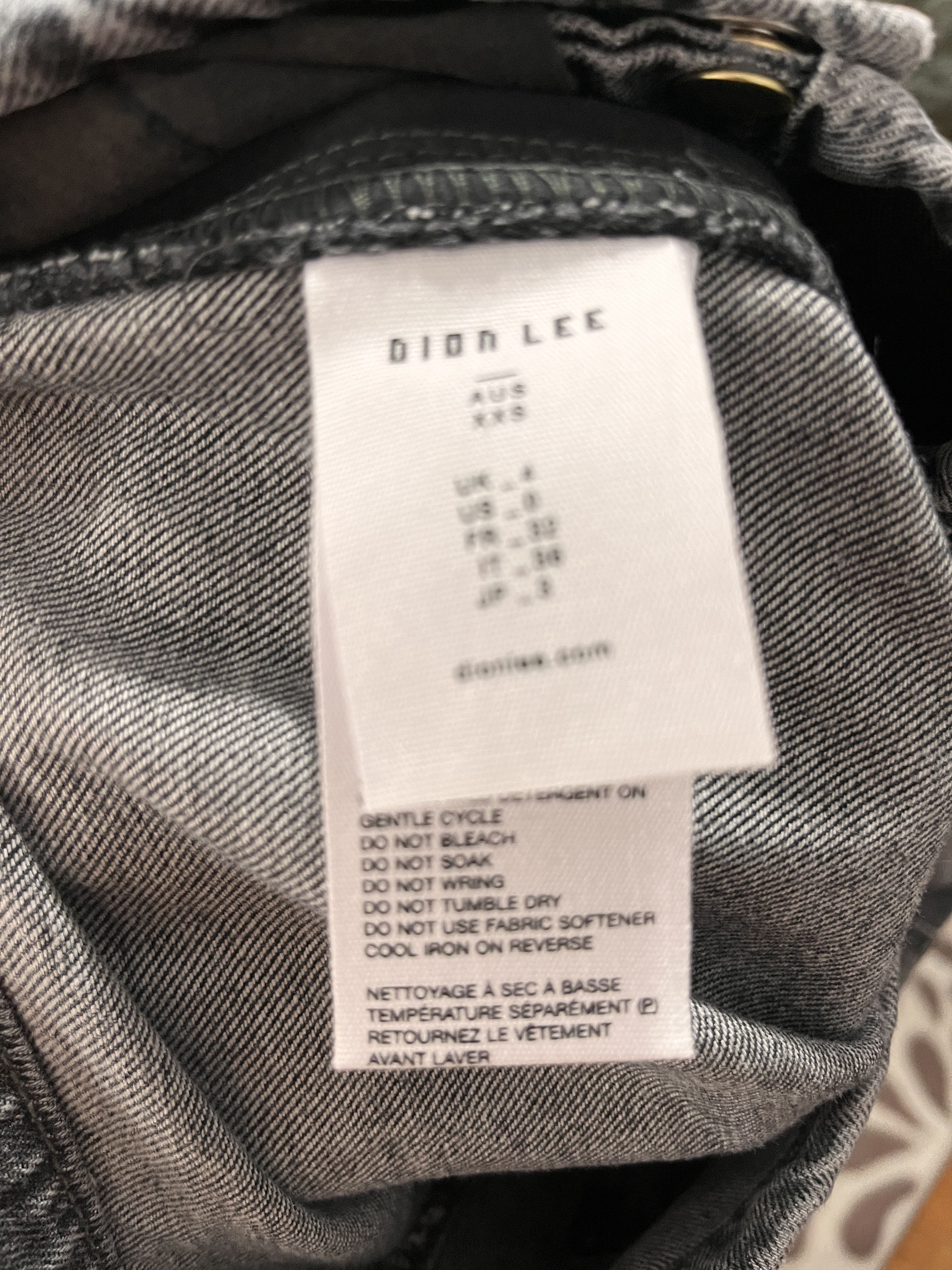 Dion Lee DION LEE Black Masc Jeans Size 25" / US 0 / IT 36 - 9 Thumbnail