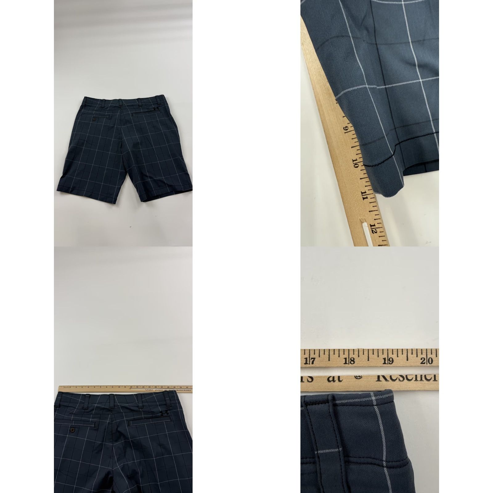 Under Armour Under Armour Shorts Mens 40 Blue Plaid HeatGear Golf Lightweight Performance Size US 40 / EU 56 - 8 Thumbnail