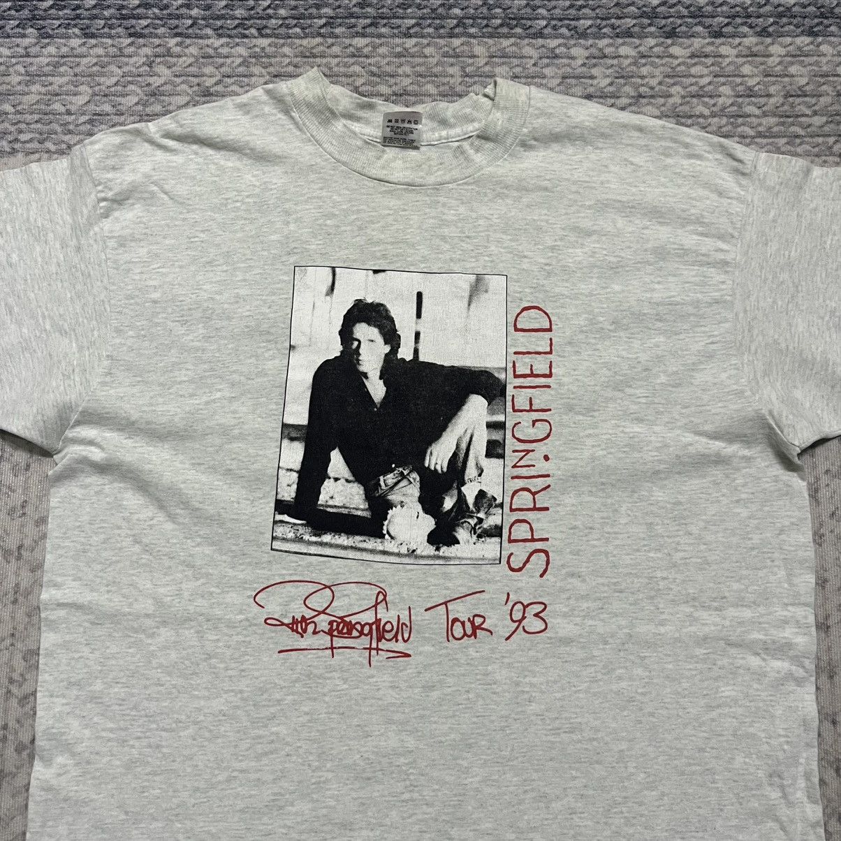 Band Tees Rare Vintage Rick/Bruce Springfield 93’ Japan Tour Band Tees Size US L / EU 52-54 / 3 - 3 Thumbnail