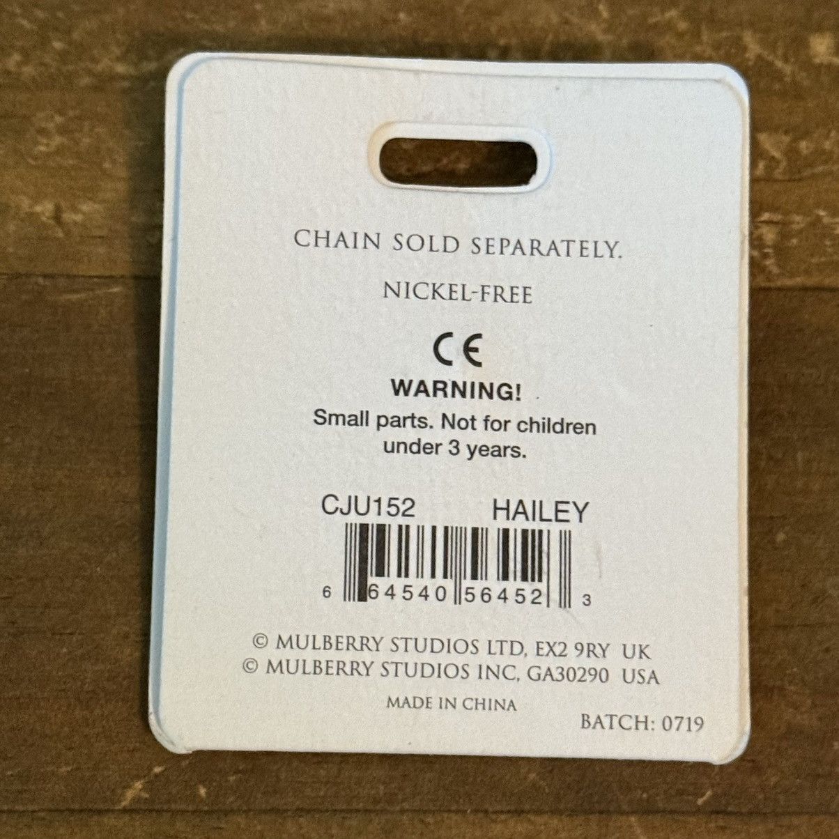Other Chosen Charms rose gold Hailey name heart charm Size ONE SIZE - 2 Thumbnail