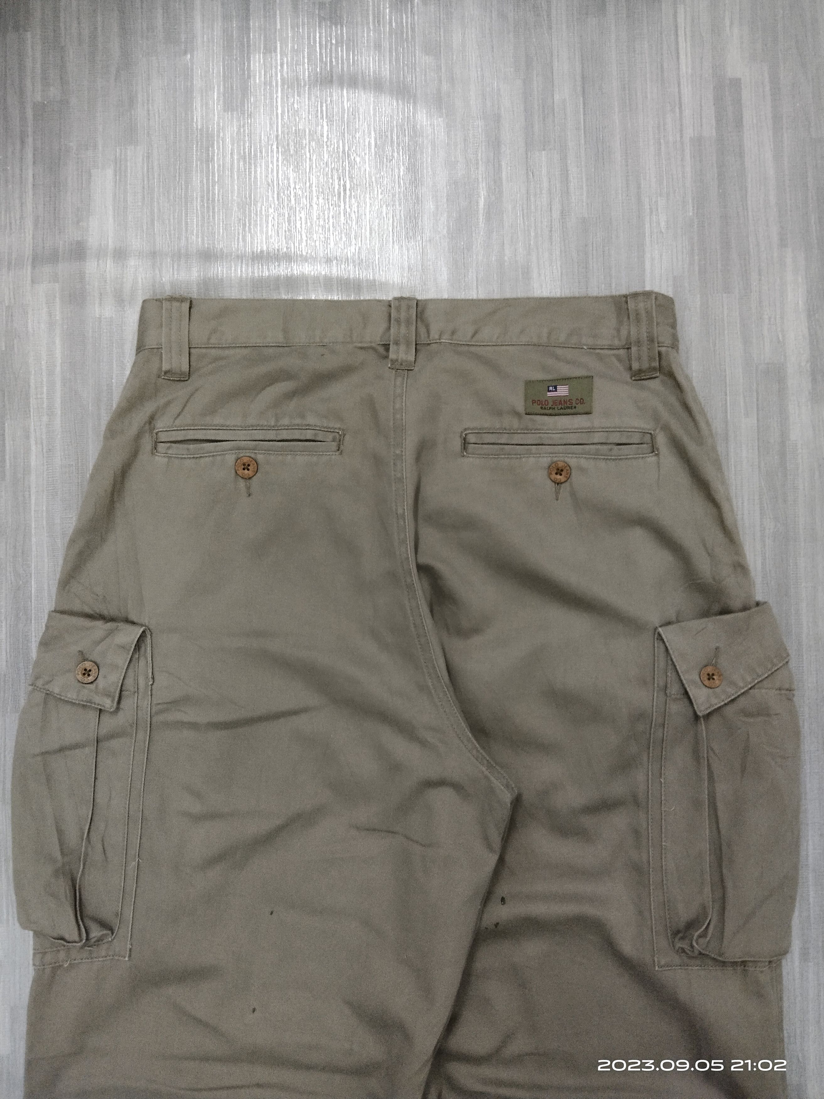 Polo Ralph Lauren WIDE PANTS DISTRESSED TACTICAL POLO RALPH LAUREN Size US 31 - 5 Thumbnail