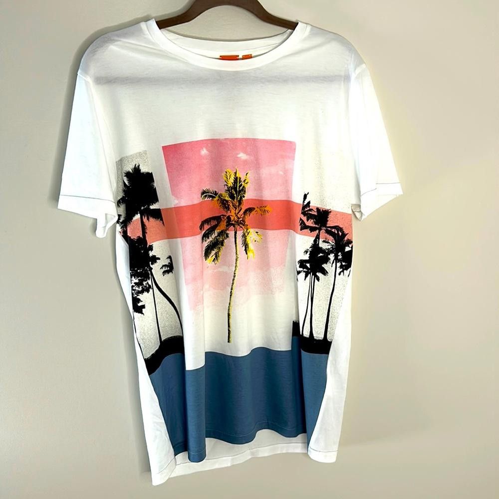 Designer NWT SS Crew neck tee - BOSS Orange - Medium - 100% Ctn Size US M / EU 48-50 / 2 - 1 Thumbnail