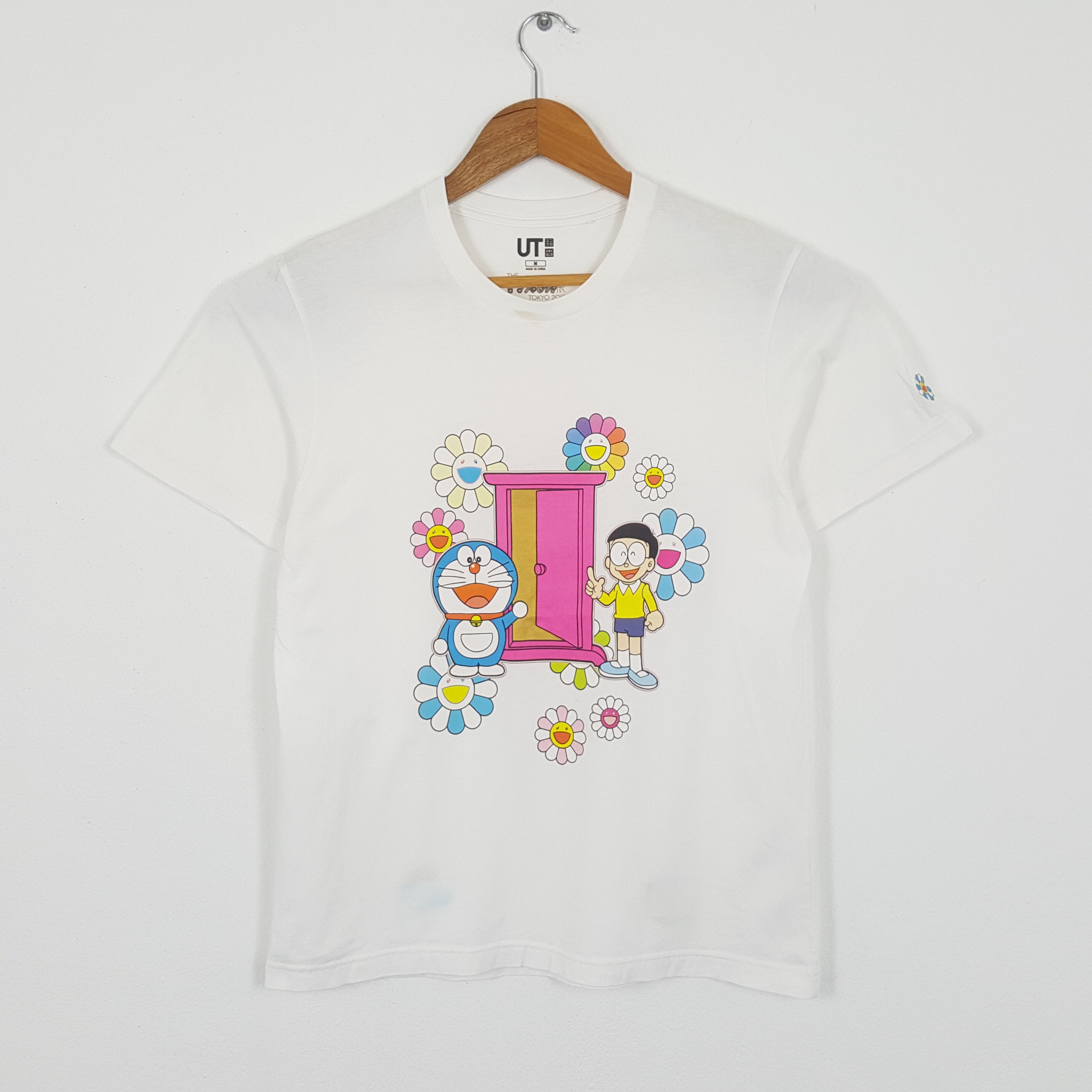 Vintage DORAEMON x Takashi Murakami Japanese Artist T-Shirts