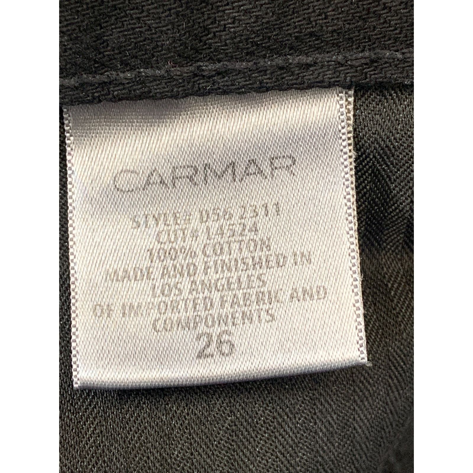 Other Carmar Women's XS Distressed Mini Skirt Black Denim Full Zip Size 26" / US 2 / IT 38 - 7 Thumbnail