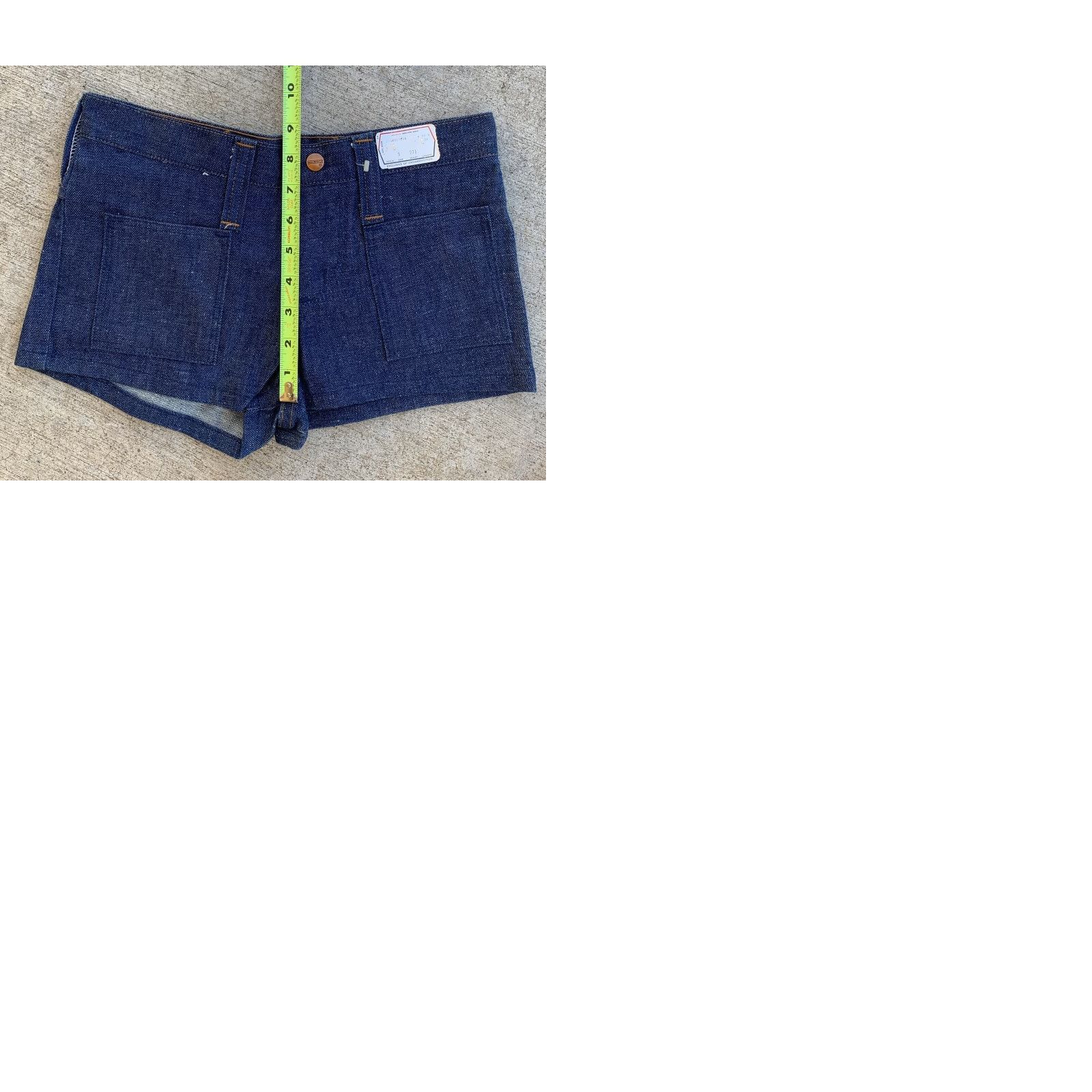 Denime VINTAGE Maverick Denim Shorts Shorts XS Festival Cowboy Cowgirl Western 1970s USA Made Jeans Hippe Hippie Look Size 26" / US 2 / IT 38 - 9 Thumbnail