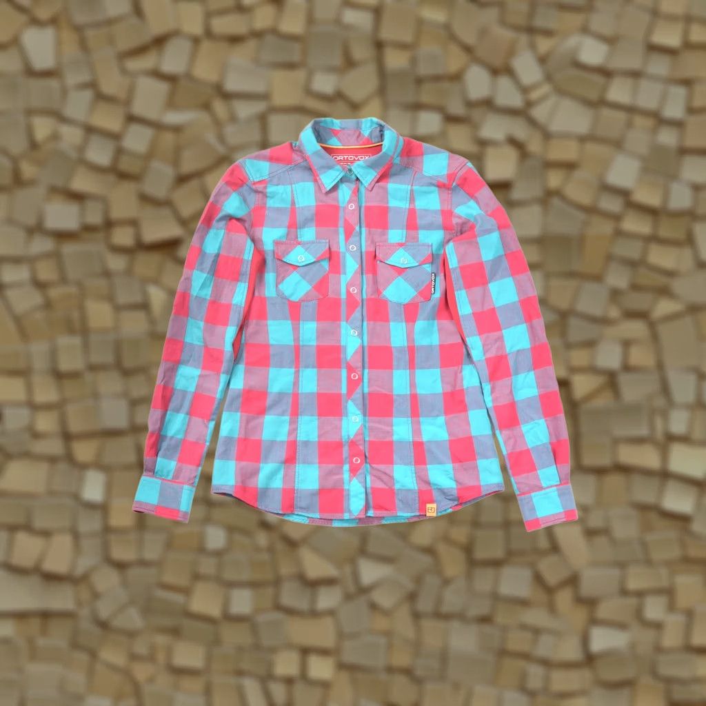 ORTOVOX Ortovox Womens Stretch Back Long Sleeve Outdoor Shirt S Multicolor Outdoor Womens Shirt 86500 XS? Size S / US 4 / IT 40 - 1 Thumbnail