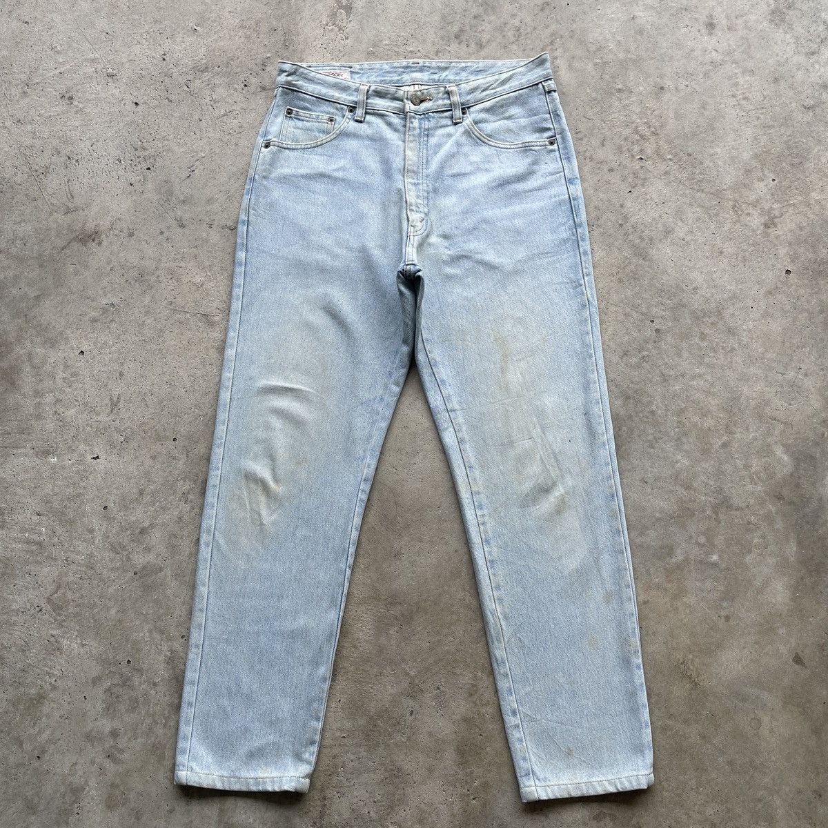 Japanese Brand Vintage Bobson Light wash Jeans Faded Denim Pants W32 Size US 32 / EU 48 - 1 Thumbnail