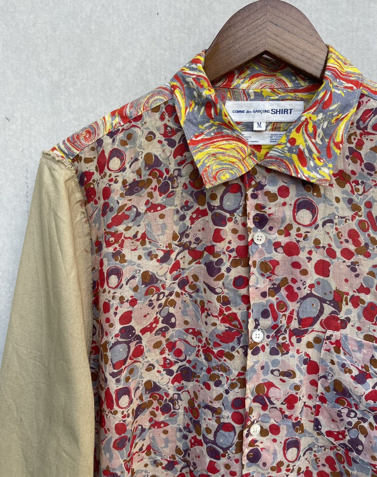 Comme des Garcons SHIRT 🔥 S/S 2015 COMME des GARCONS "FUCKING YOUNG" HYBRID SHIRT Size US M / EU 48-50 / 2 - 5 Thumbnail