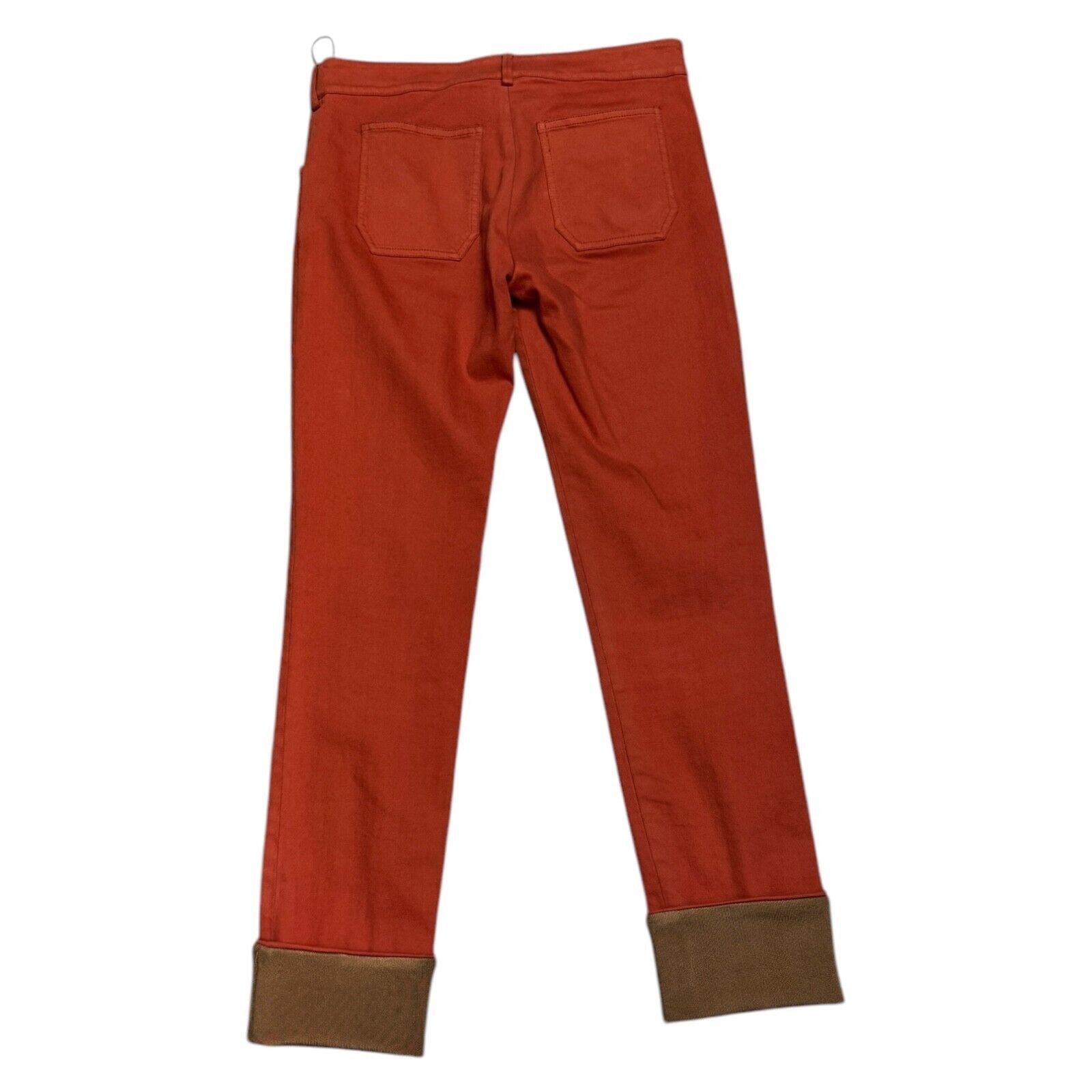 Balenciaga BALENCIAGA Orange Luxury Designer Skinny Leg Jean Pants Size 28" / US 6 / IT 42 - 2 Thumbnail