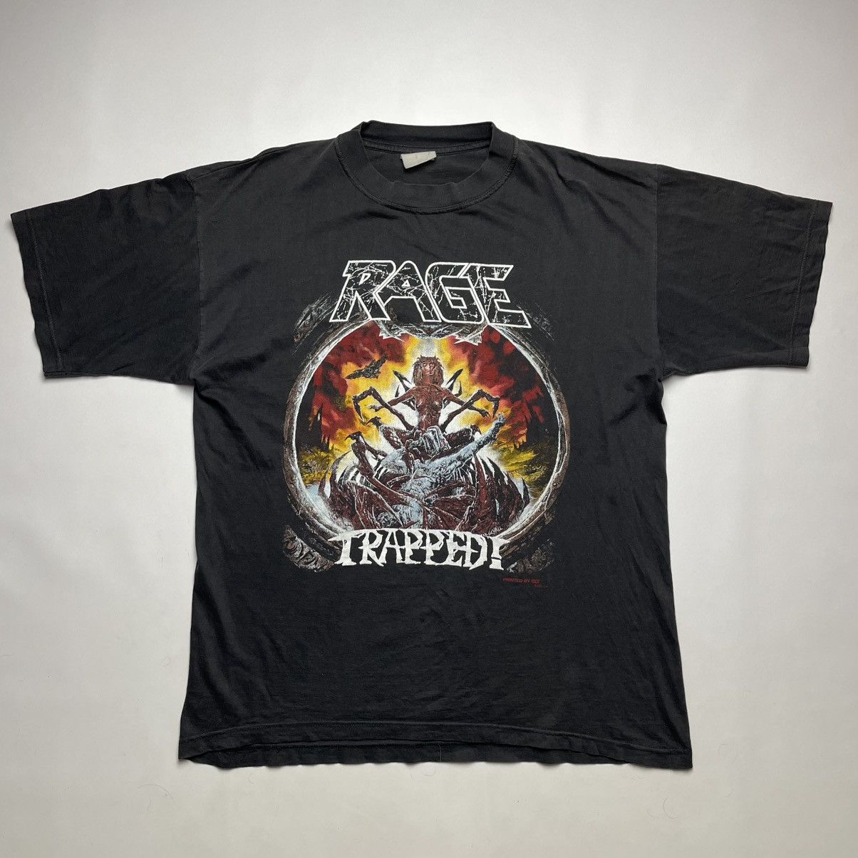 Rage Trapped Europe Japan Tour 1992 T-Shirt