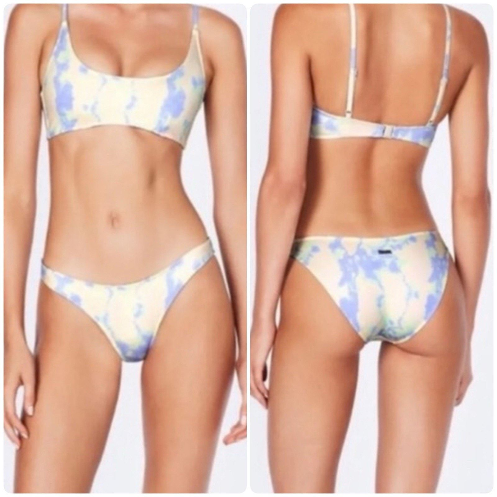 Triangl TRIANGL Swim Tie Dye Pastel Bikini Bottom Rina Size XS NEW Size 25" / US 0 / IT 36 - 1 Thumbnail