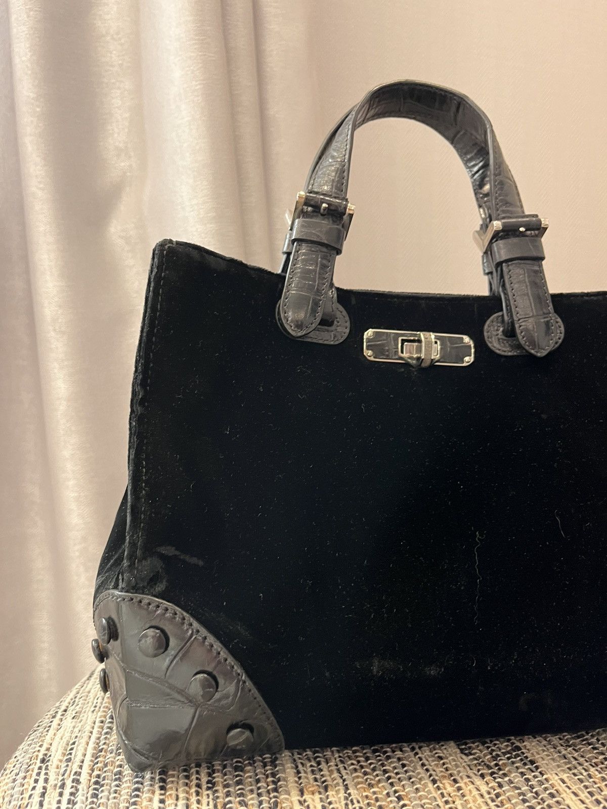 Emporio Armani Hype Giorgio Armani Gargonne bag luxury velour Y2K Size ONE SIZE - 5 Thumbnail