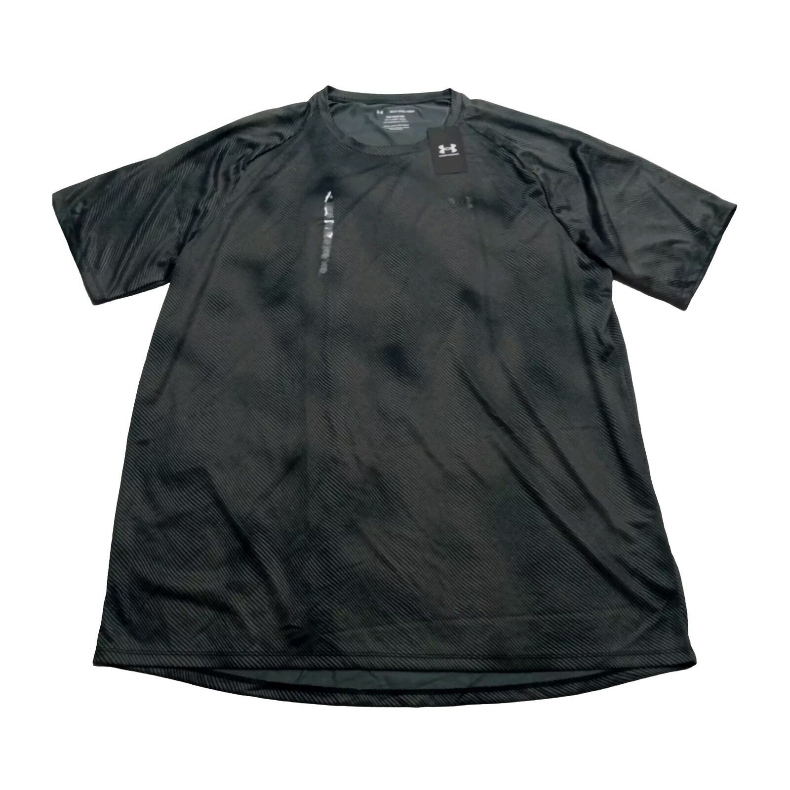 Under Armour Under Armour Tech 2.0 Lino Print Short Men's 3XLT Gray Black Size US XXL / EU 58 / 5 - 1 Thumbnail