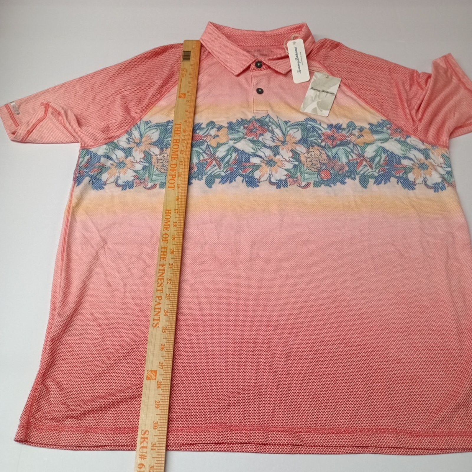 Tommy Bahama Tommy Bahama Polo Shirt Floral Island Zone Men Size 2XL Pink Size US XXL / EU 58 / 5 - 5 Thumbnail