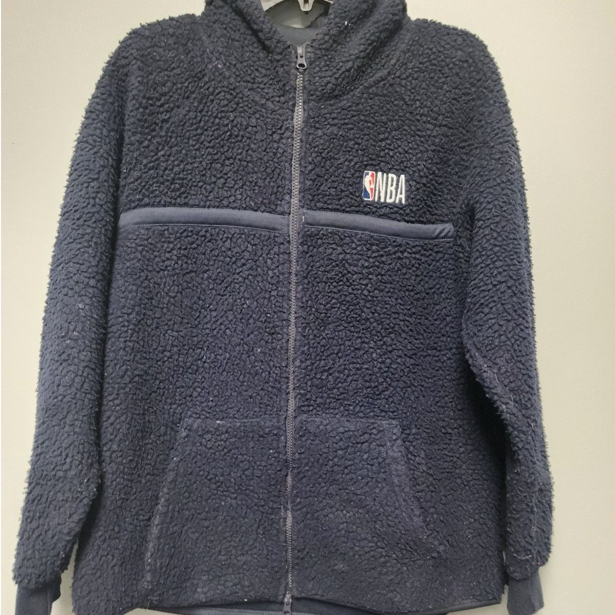 NBA NBA Sherpa Full Zip Jacket w Hood, Men's Size M, Blue NWOT Size US M / EU 48-50 / 2 - 1 Thumbnail