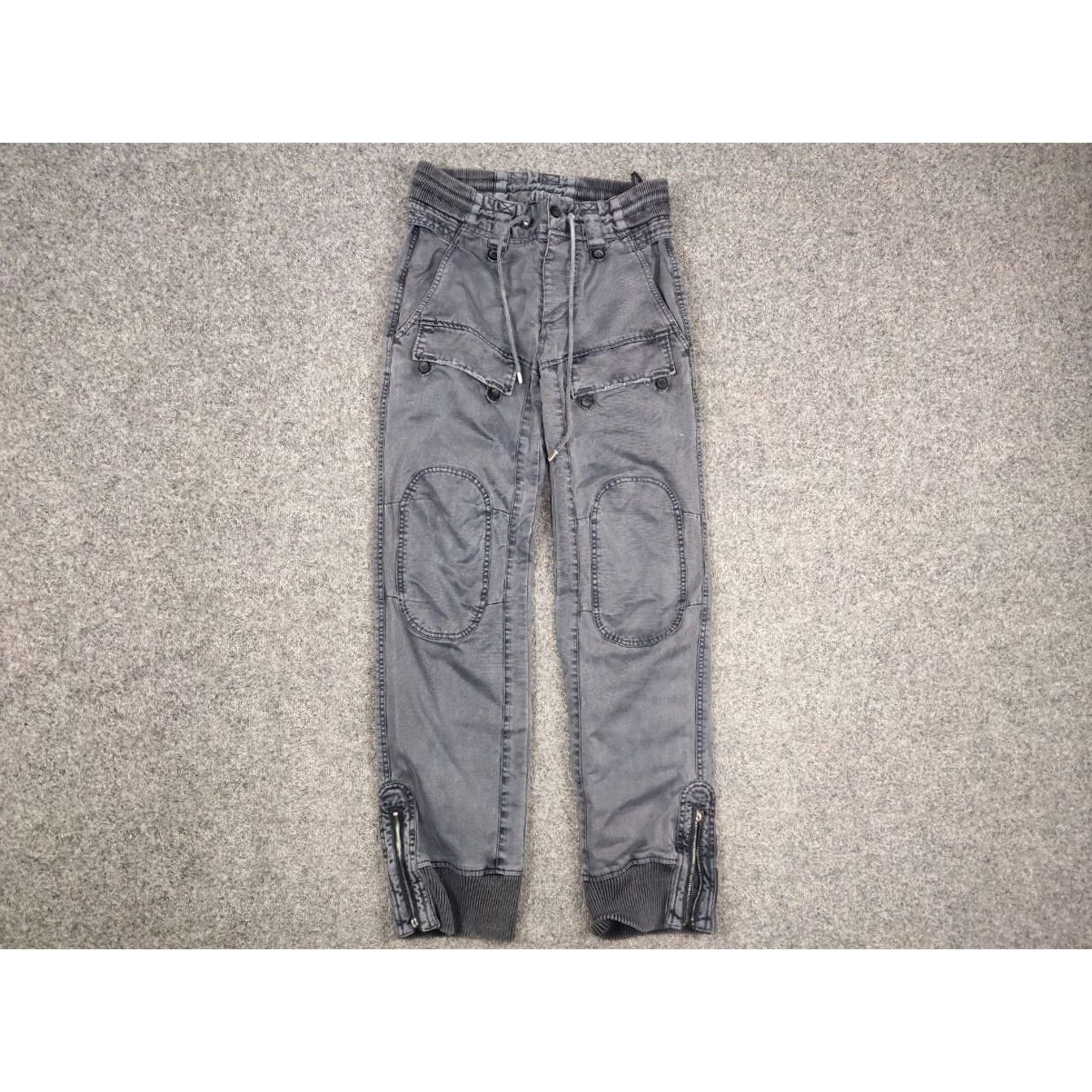 Dolce & Gabbana VINTAGE Dolce&Gabbana Gray Cargo Pants Men 32 Gray 90s Vintage Cargo Jeans Pants Size US 32 / EU 48 - 7 Thumbnail