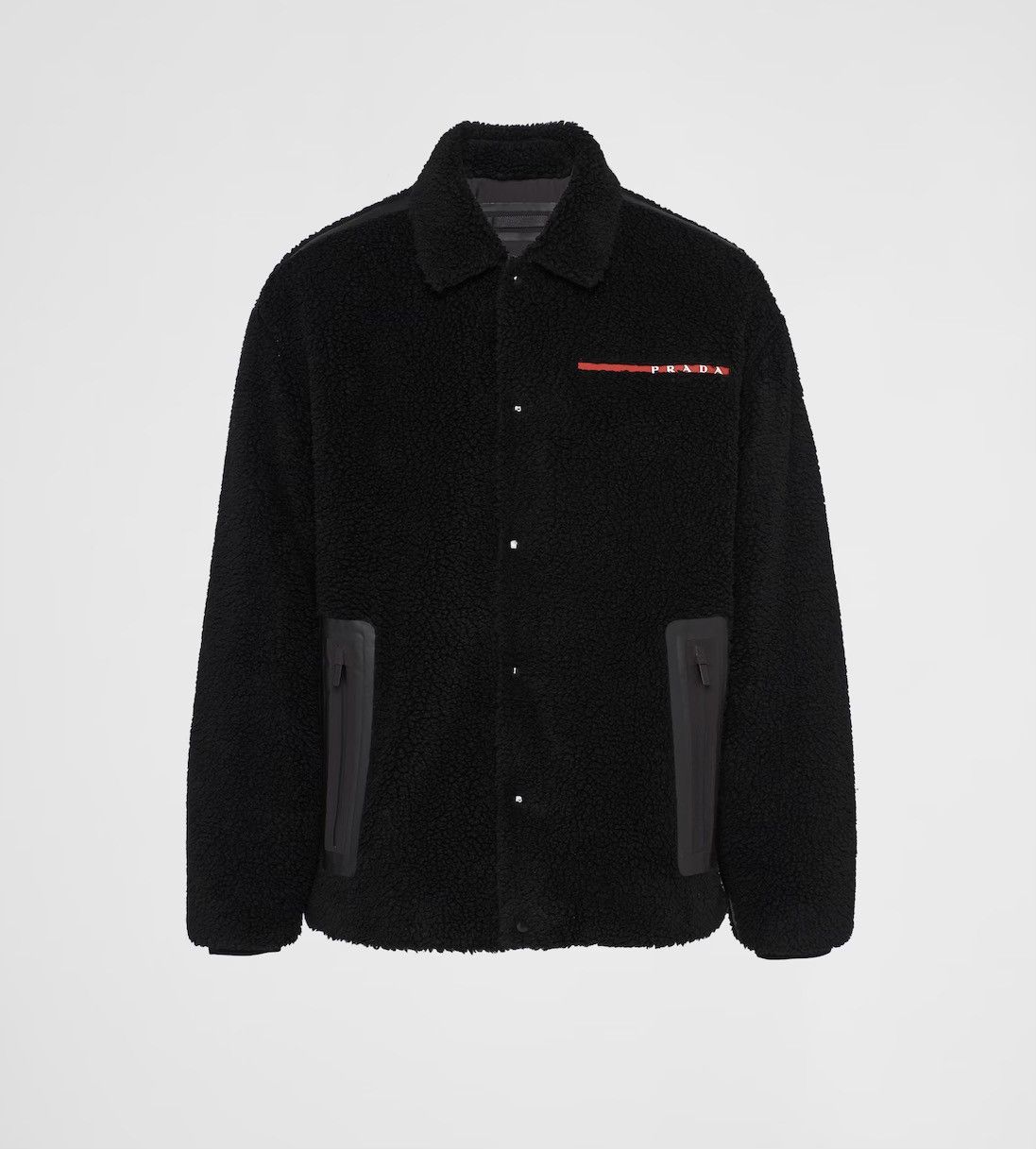 Prada Prada Fleece blouson jacket Size US M / EU 48-50 / 2 - 2 Thumbnail