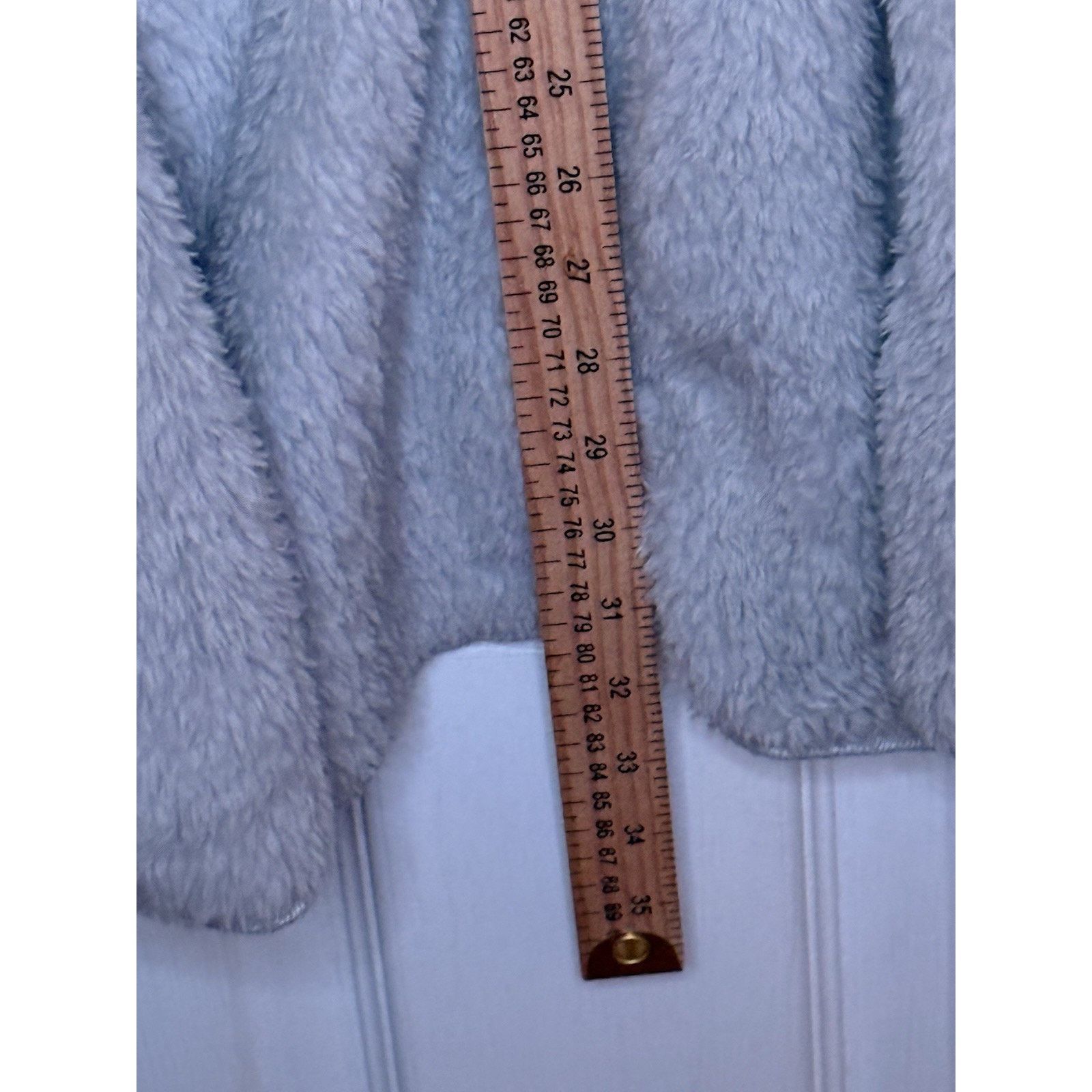 & Other Stories Plus Hooded Faux Fur Vest W/square Pockets, Light gray Size 3XL / US 20-22 - 3 Thumbnail