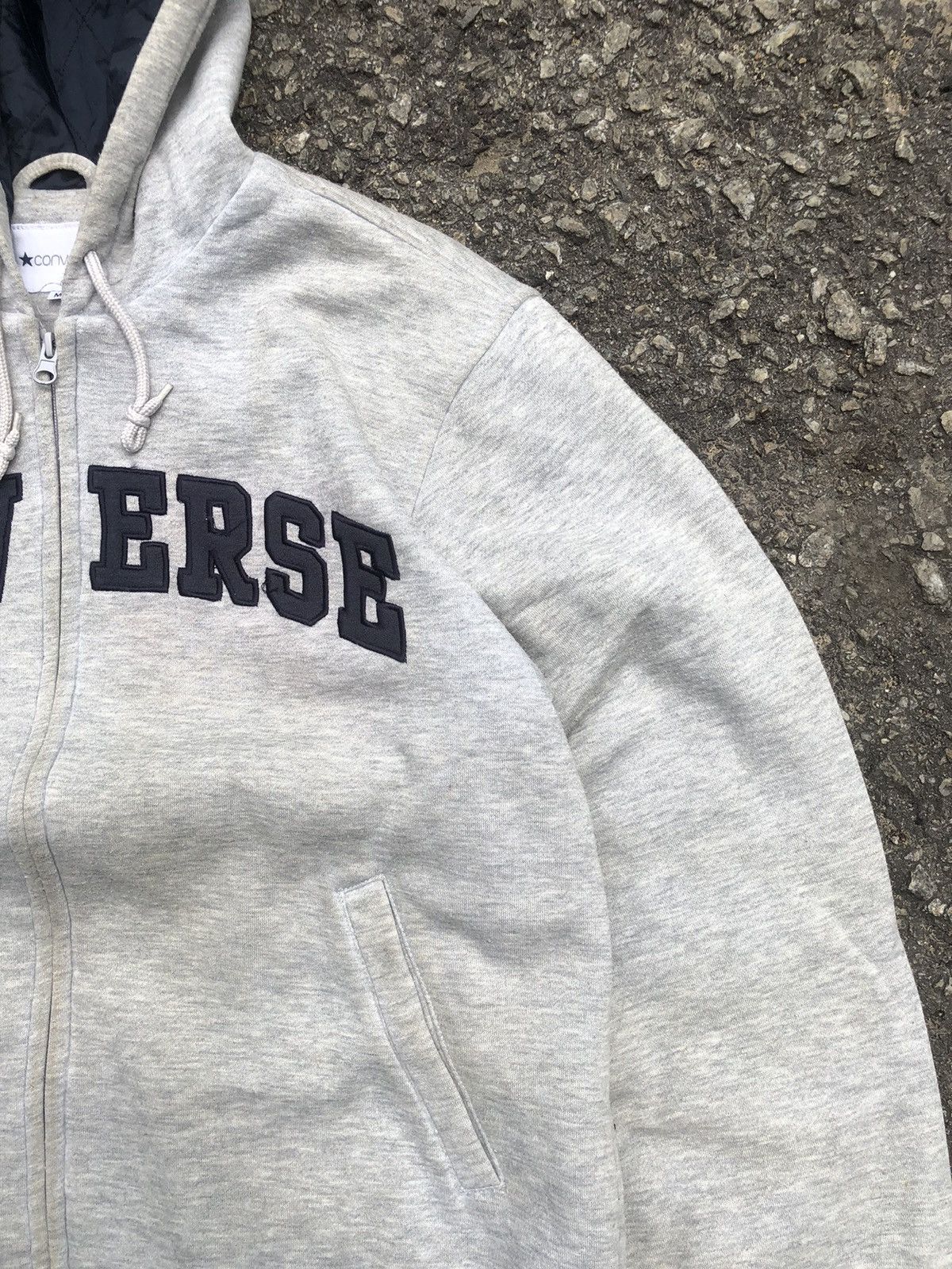 Vintage Vintage Converse Spellout Fullzipper Hoodie Jacket Size US L / EU 52-54 / 3 - 8 Thumbnail