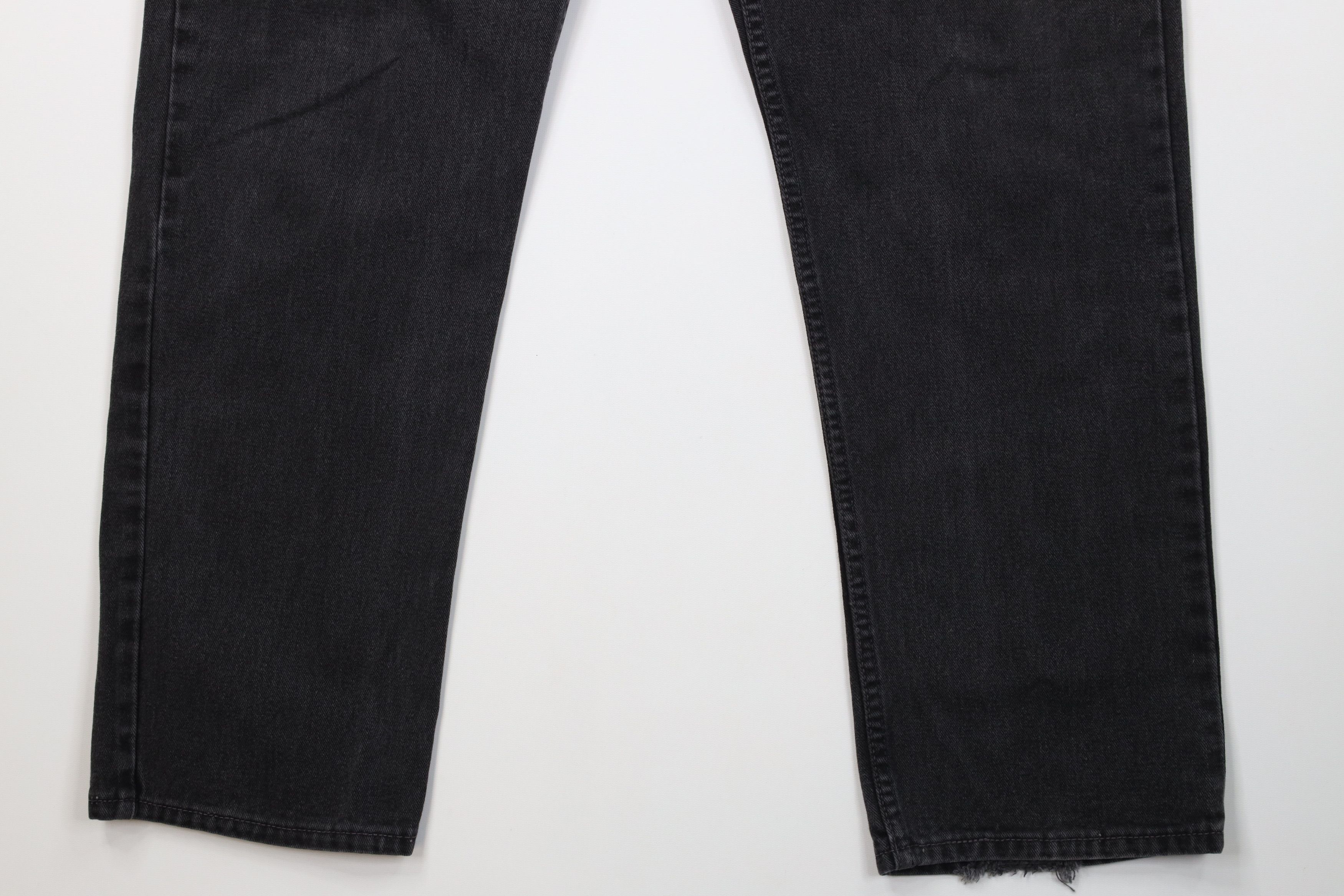 Levi's Vintage Y2K 2003 Levis 505 Regular Straight Leg Jeans Black Size US 38 / EU 54 - 5 Thumbnail