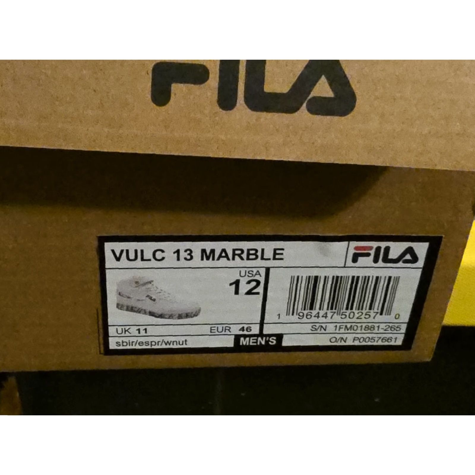 Fila Fila Sneaker Men's Vulc 13 Marble Size 12 Size US 12 / EU 45 - 4 Thumbnail
