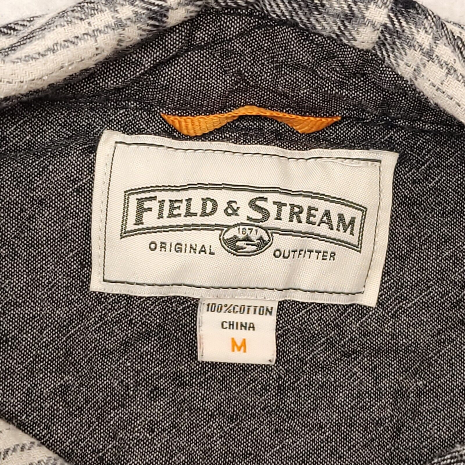 Field & Stream Field & Stream Tartan Flannel Shirt Mens Size Medium M Black Size US M / EU 48-50 / 2 - 3 Thumbnail