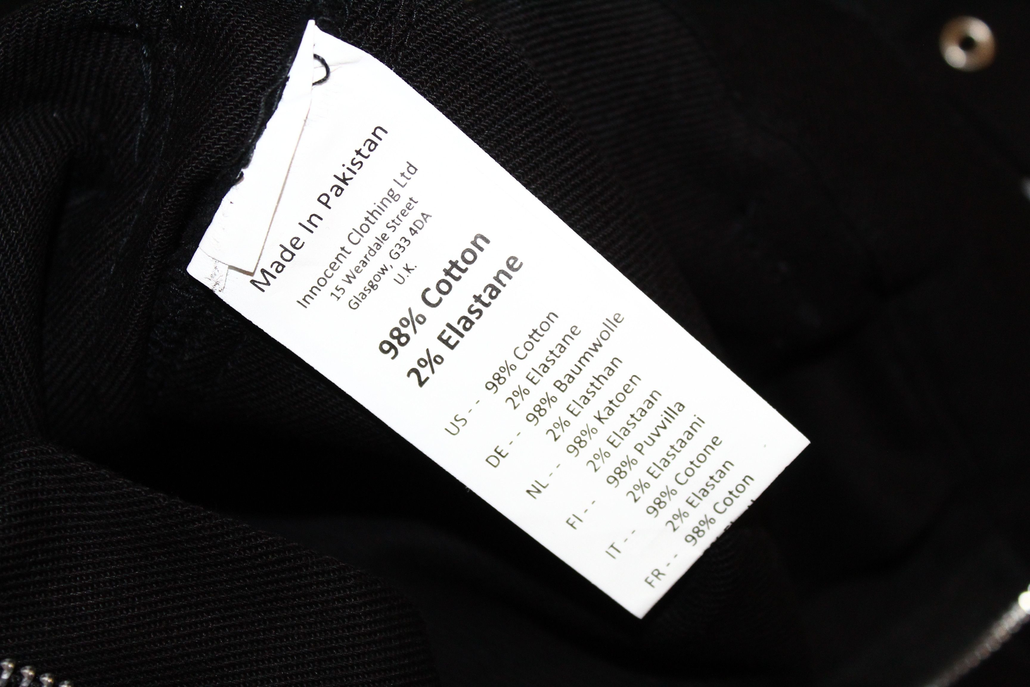 Hysteric Glamour 💥 Vixxsin Steampunk Bondage Black Stretch Pants Slim Fit Size US 32 / EU 48 - 9 Thumbnail