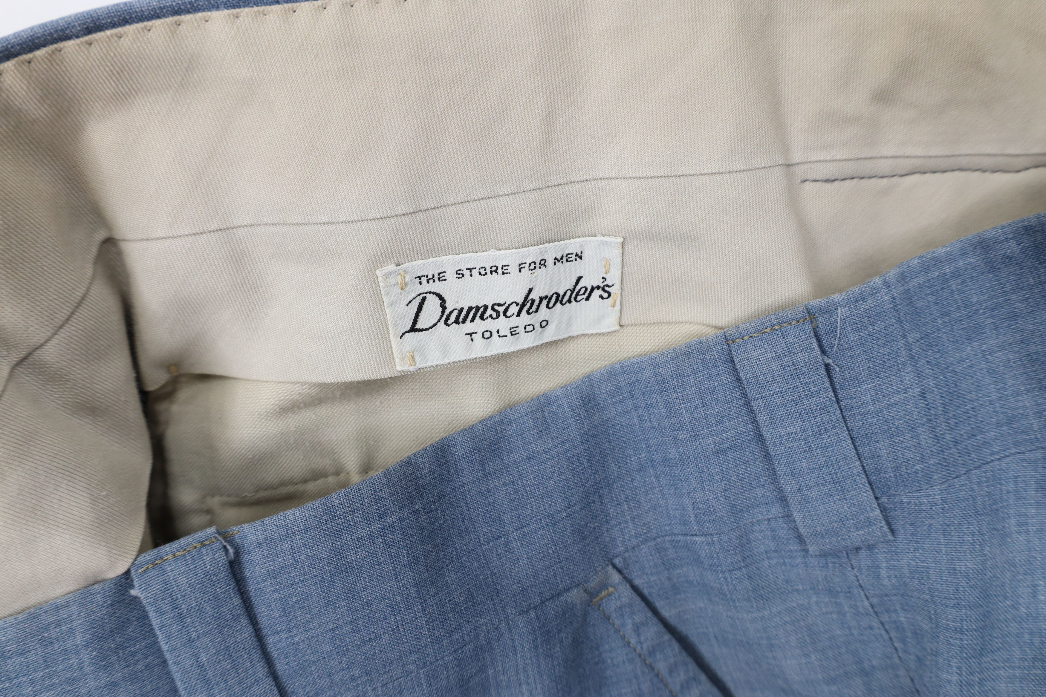 Vintage Vintage 60s Rockabilly Gabardine Bell Bottoms Pants USA Size US 36 / EU 52 - 8 Thumbnail