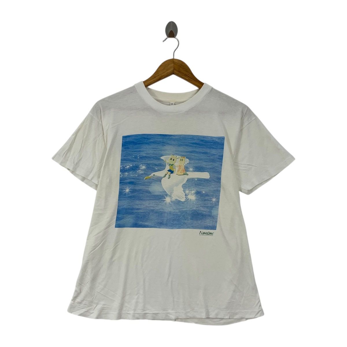 Vintage Vintage 90’ NOVO NORDISK HEALTHCARE Cartoon Tee Shirt Top Size M / US 6-8 / IT 42-44 - 1 Thumbnail