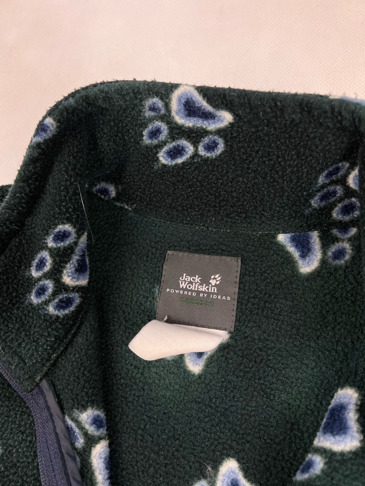 Jack Wolfskin × Vintage 90s Vintage Jack Wolfskin Fleece Red Paws Size US XL / EU 56 / 4 - 5 Thumbnail