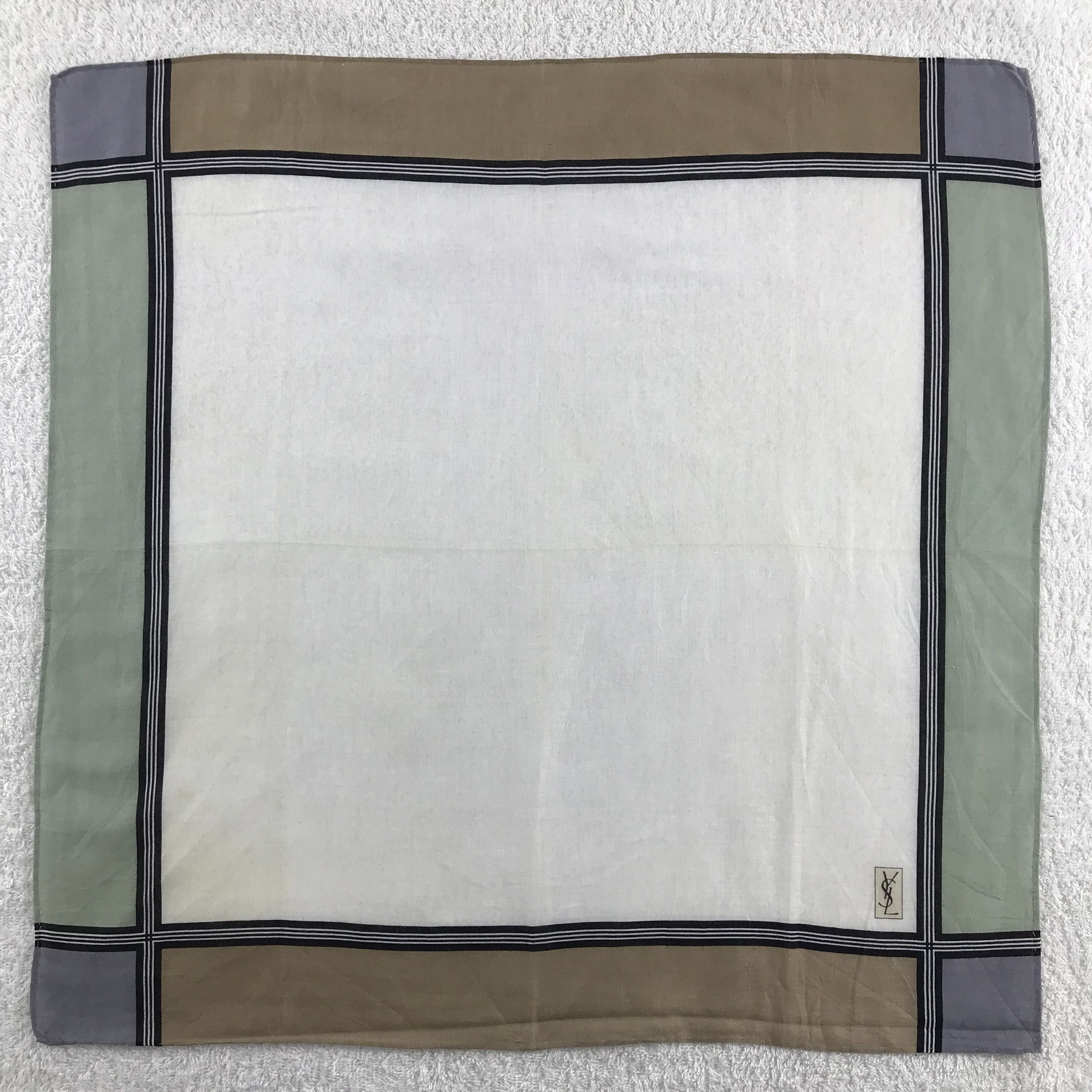 Vintage × Yves Saint Laurent Yves Saint Laurent Bandana/ Handkerchief / Neckerchief Size ONE SIZE - 3 Thumbnail