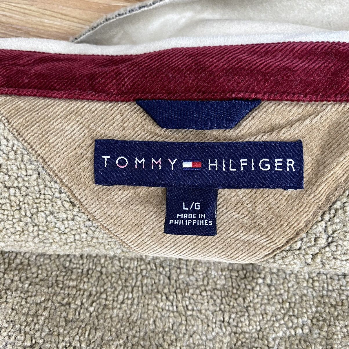 Tommy Hilfiger Vintage TOMMY HILFIGER Sherpa Inside Button Up Cream Casual Size US L / EU 52-54 / 3 - 5 Thumbnail
