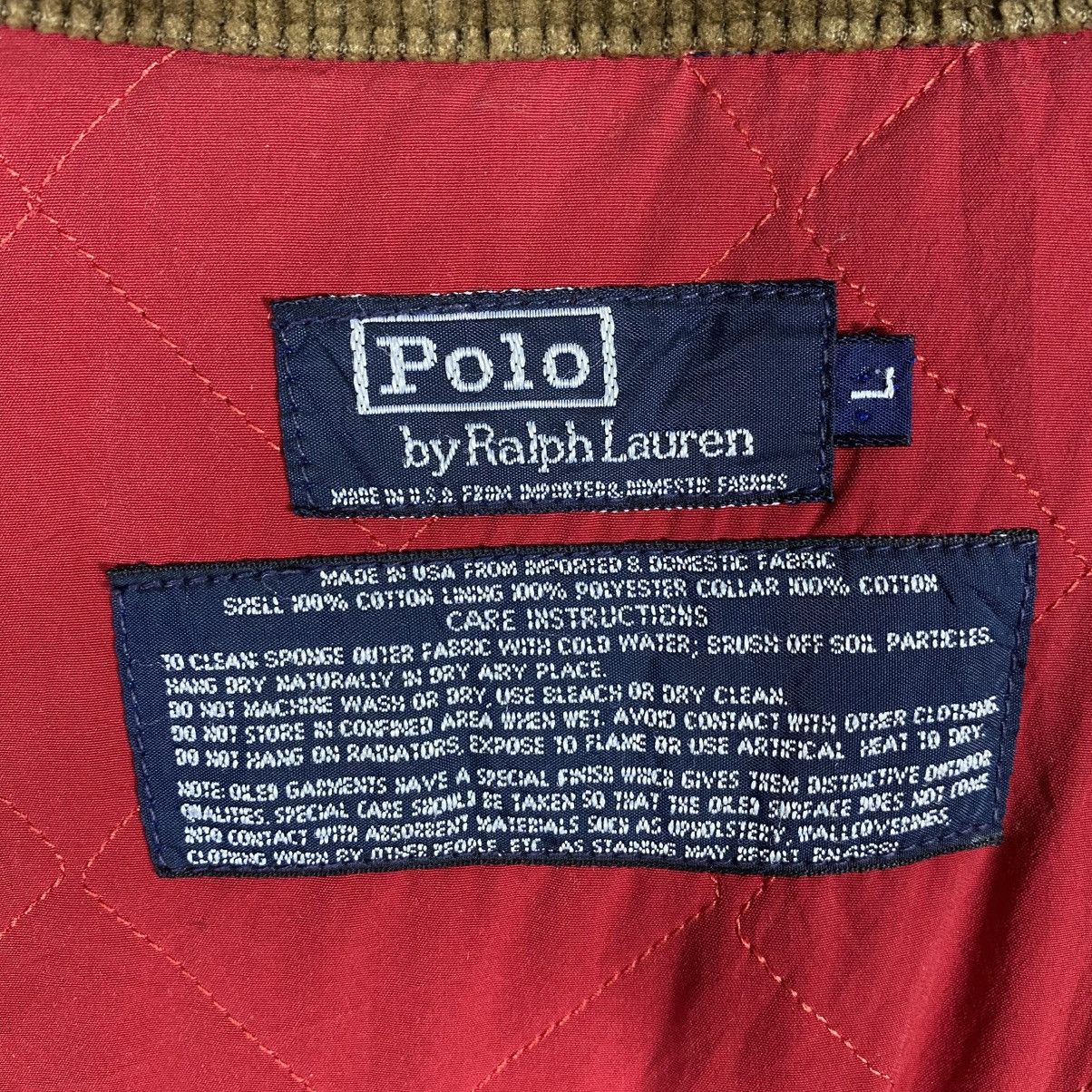 Polo Ralph Lauren × RRL Ralph Lauren × Vintage Vintage 90s Polo Ralph Lauren Oilskin Waxed Plaid Field Size US L / EU 52-54 / 3 - 9 Thumbnail