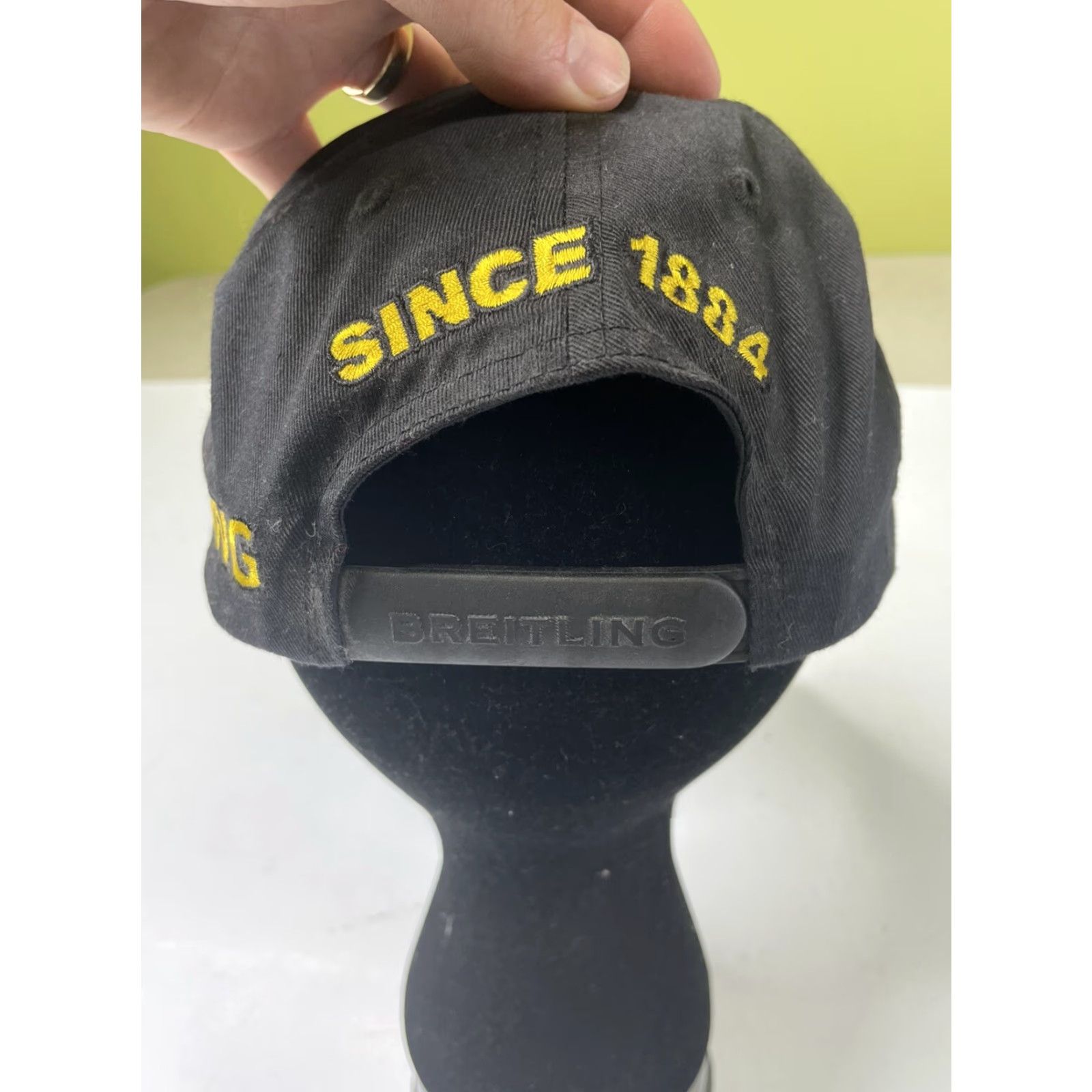 Breitling **Breitling Men's Black Adjustable Baseball Cap** User: **Breitling Men's Adjustable Black Baseball Cap** Size ONE SIZE - 3 Thumbnail