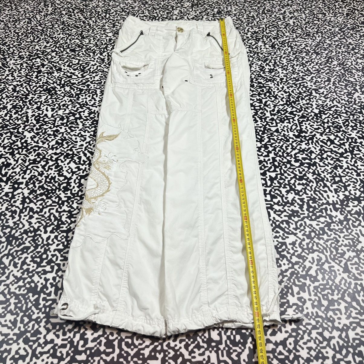 Japanese Brand Vintage Y2K Japanese Dragon Logo Cargo Pants MHI Style 90s Size 27" / US 4 / IT 40 - 18 Thumbnail