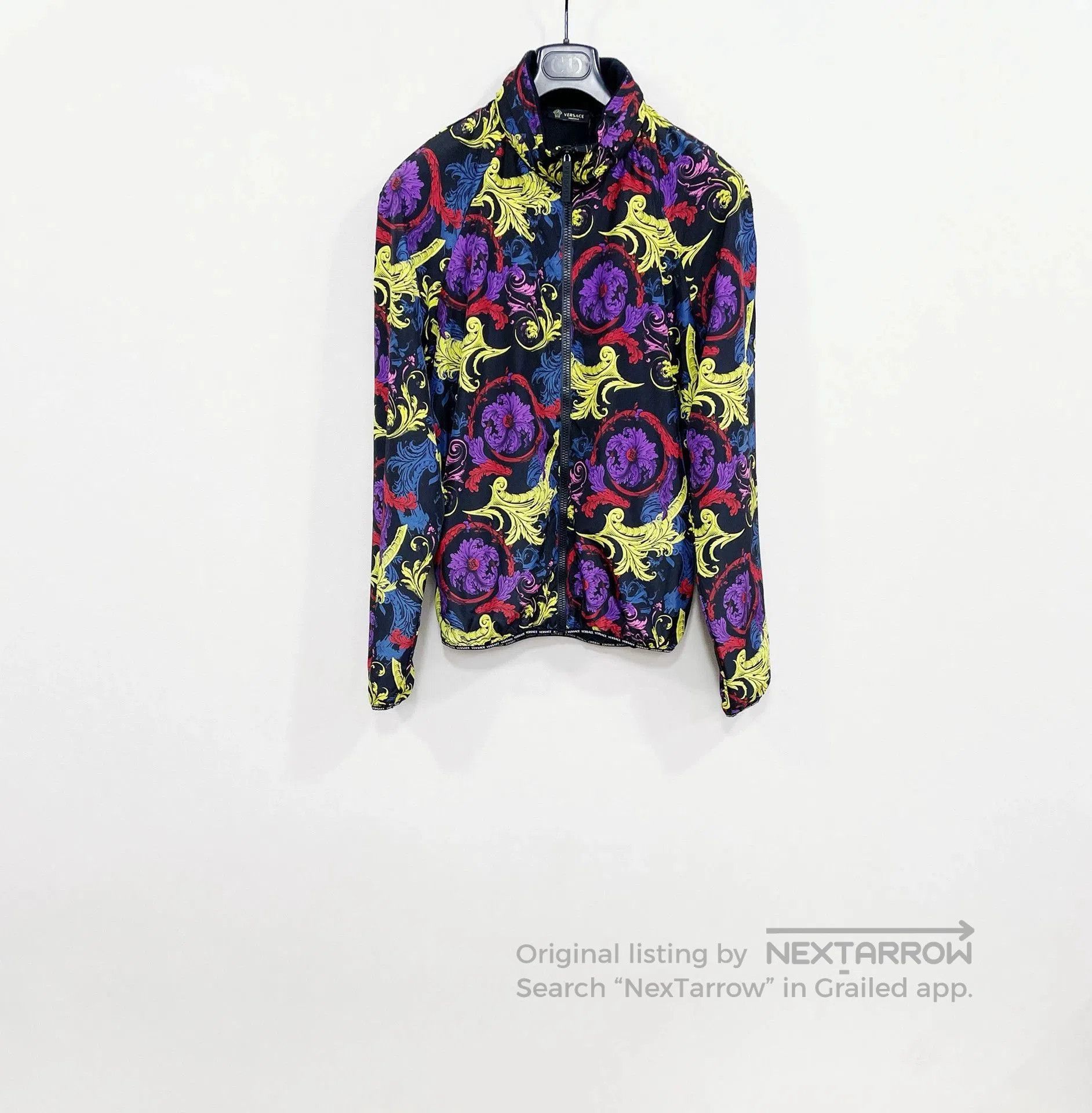 Versace VERSACE Baroque Print Zip Jacket. Size US L / EU 52-54 / 3 - 5 Thumbnail