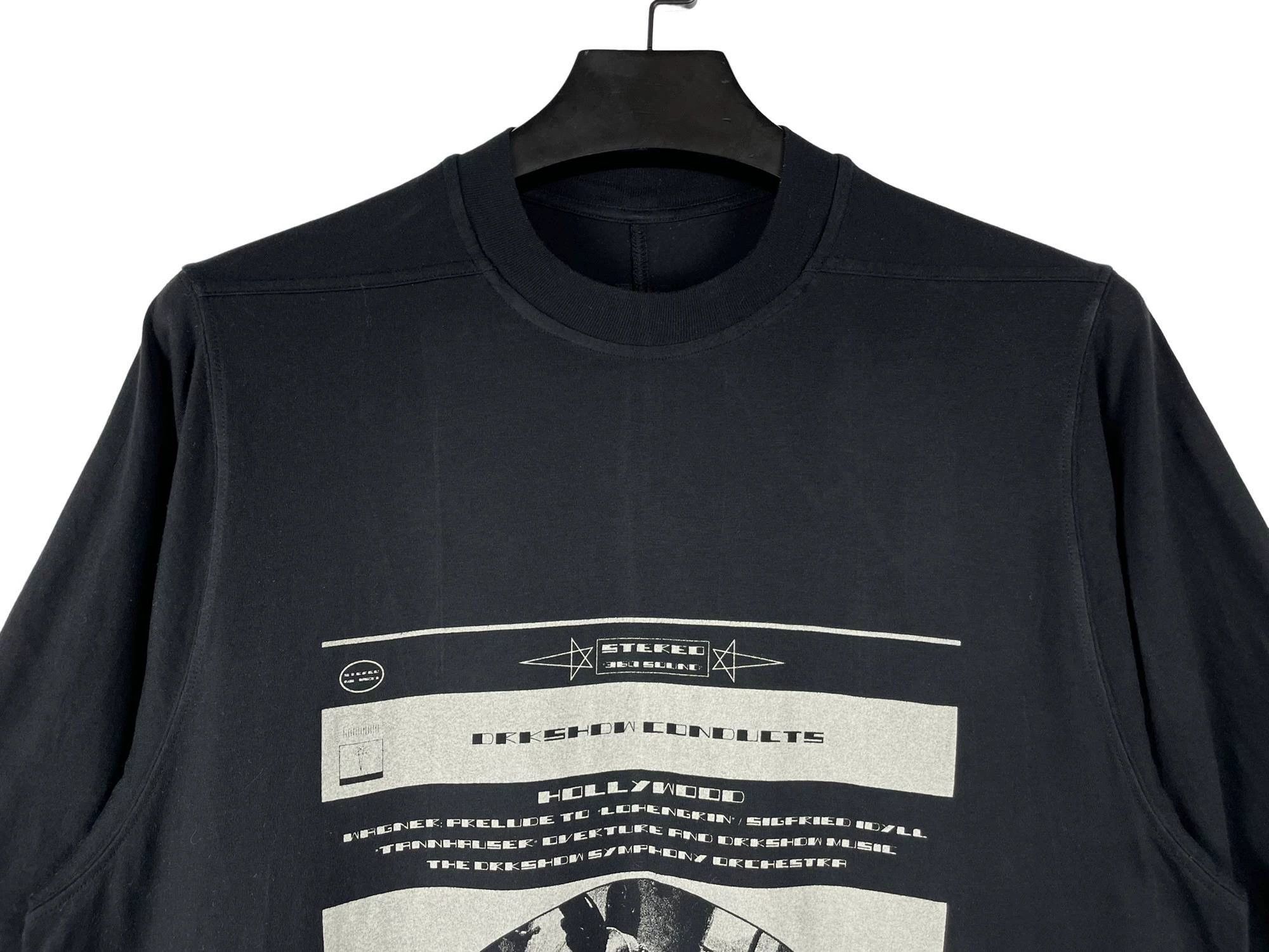 Rick Owens Drkshdw Rick Owens DRKSHDW Oversized Portrait Sash Tee Size US S / EU 44-46 / 1 - 3 Thumbnail