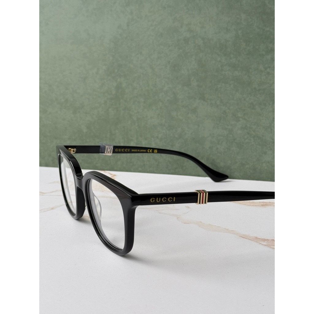Gucci NEW Gucci GG1497O Black Square Unisex Eyeglasses Frames Size ONE SIZE - 5 Thumbnail