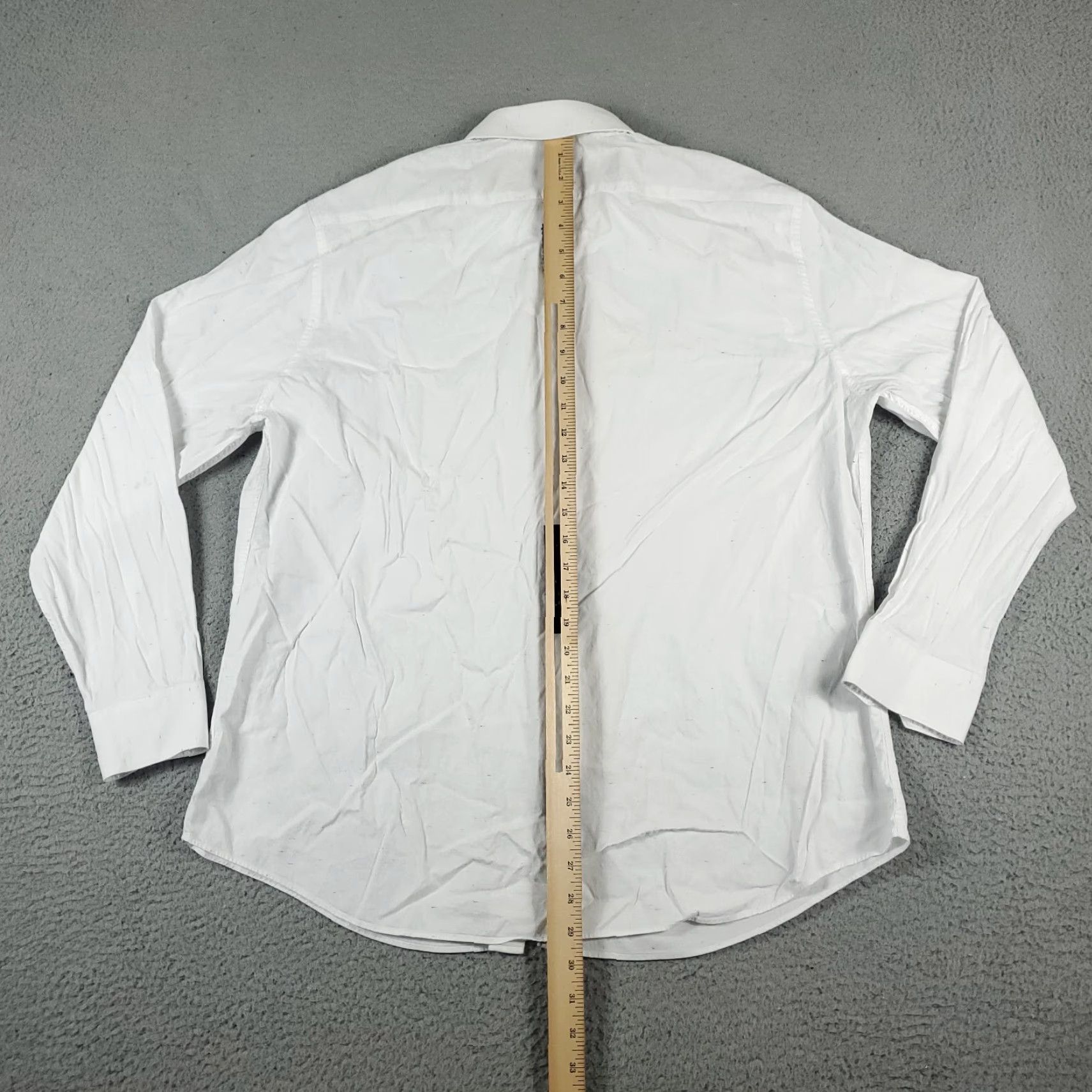 Original Penguin VINTAGE Original Penguin Shirt Mens 17.5 White Slim Fit Button-Up Long Sleeve - 34/35 Size US XL / EU 56 / 4 - 5 Thumbnail